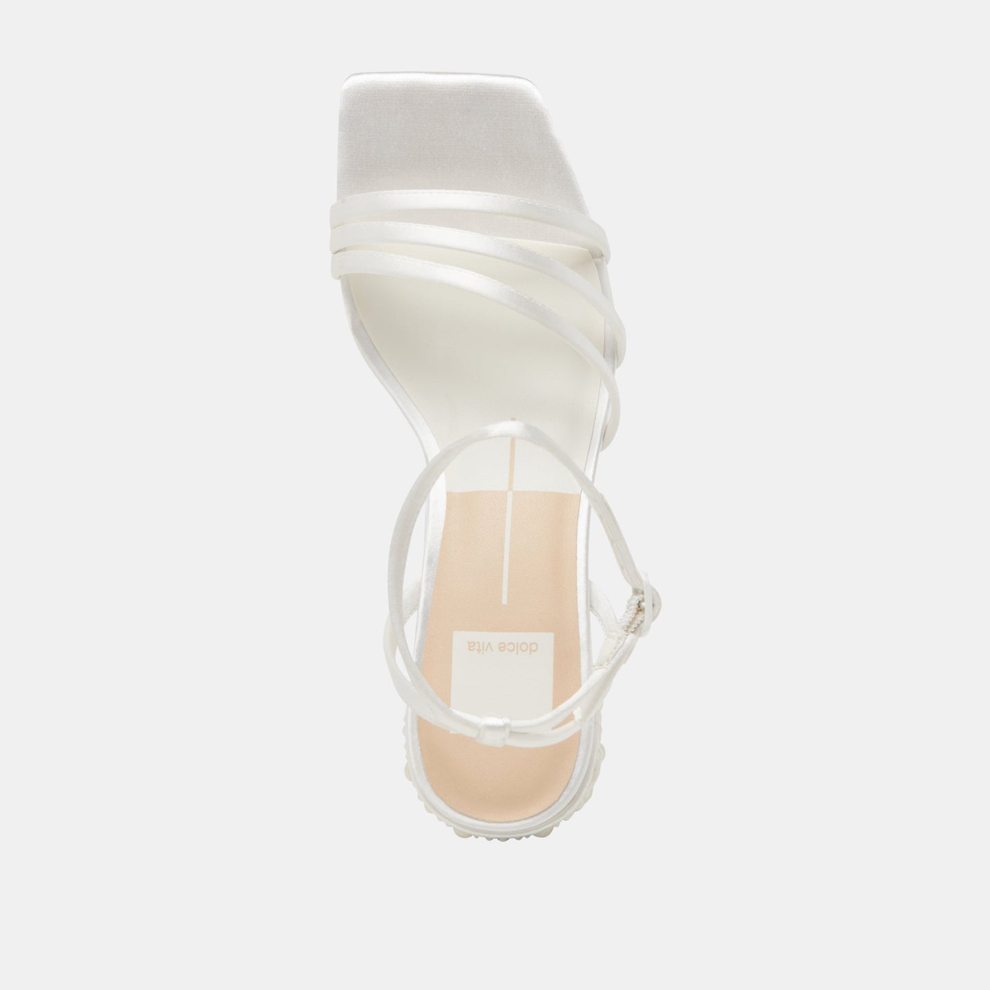 YSABEL PEARL HEELS TRUE WHITE SATIN
 – Dolce Vita