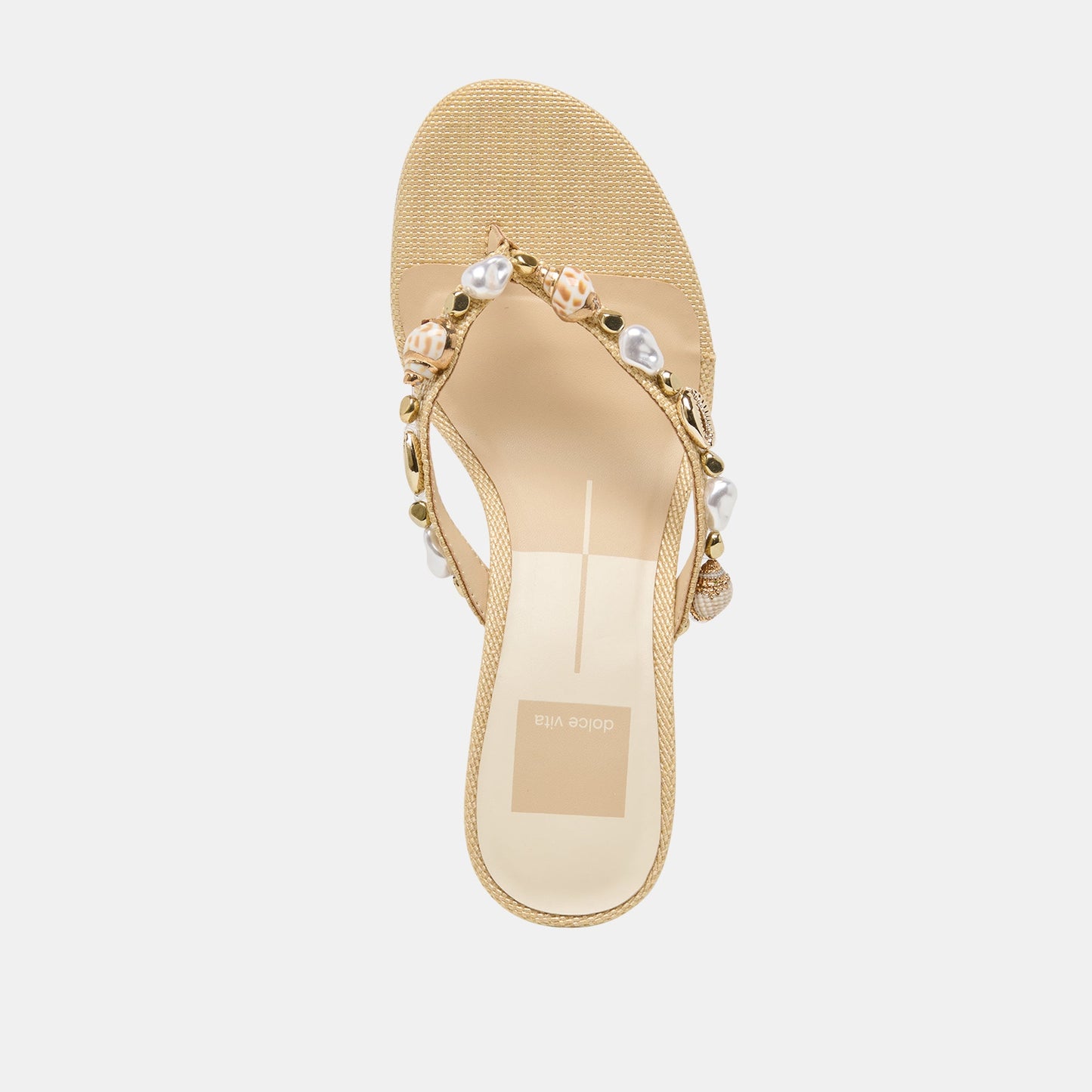 Daksie Lt Natural Raffia Heels