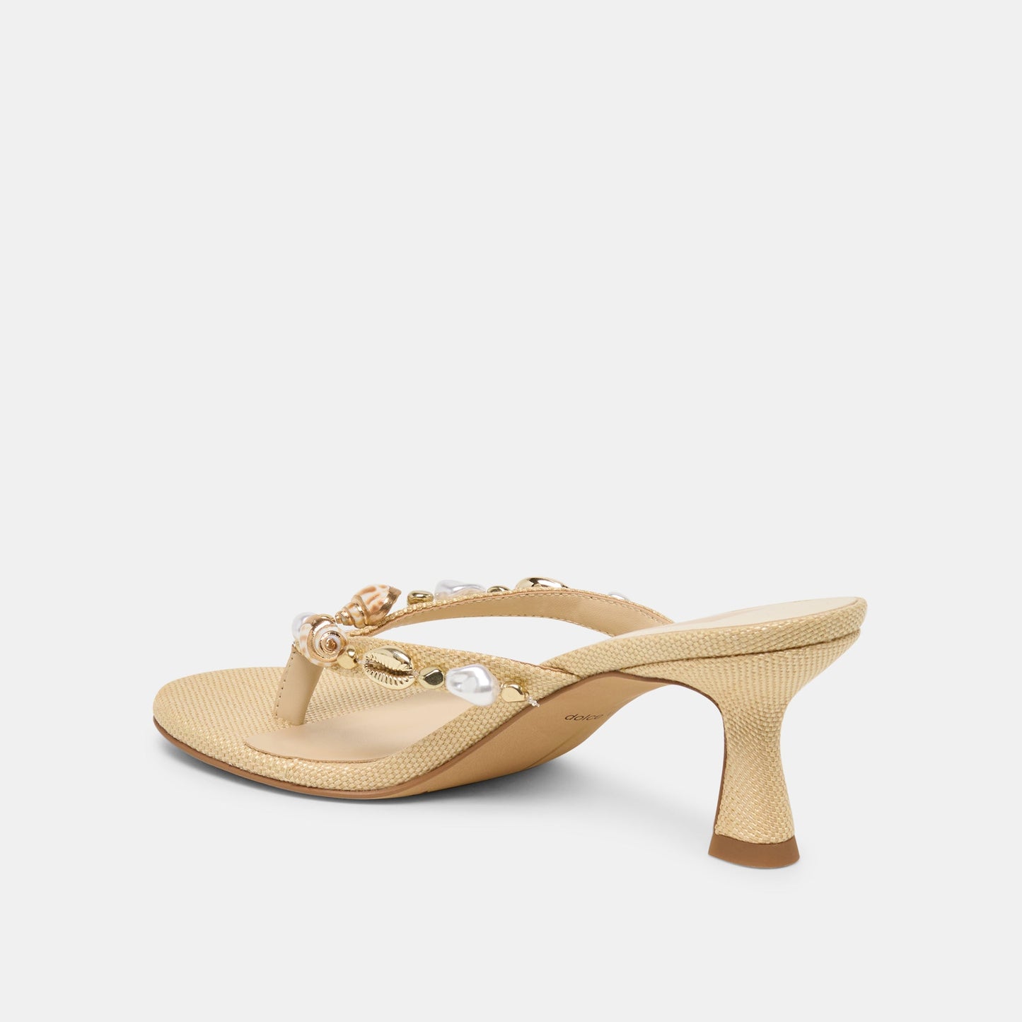 Daksie Lt Natural Raffia Heels