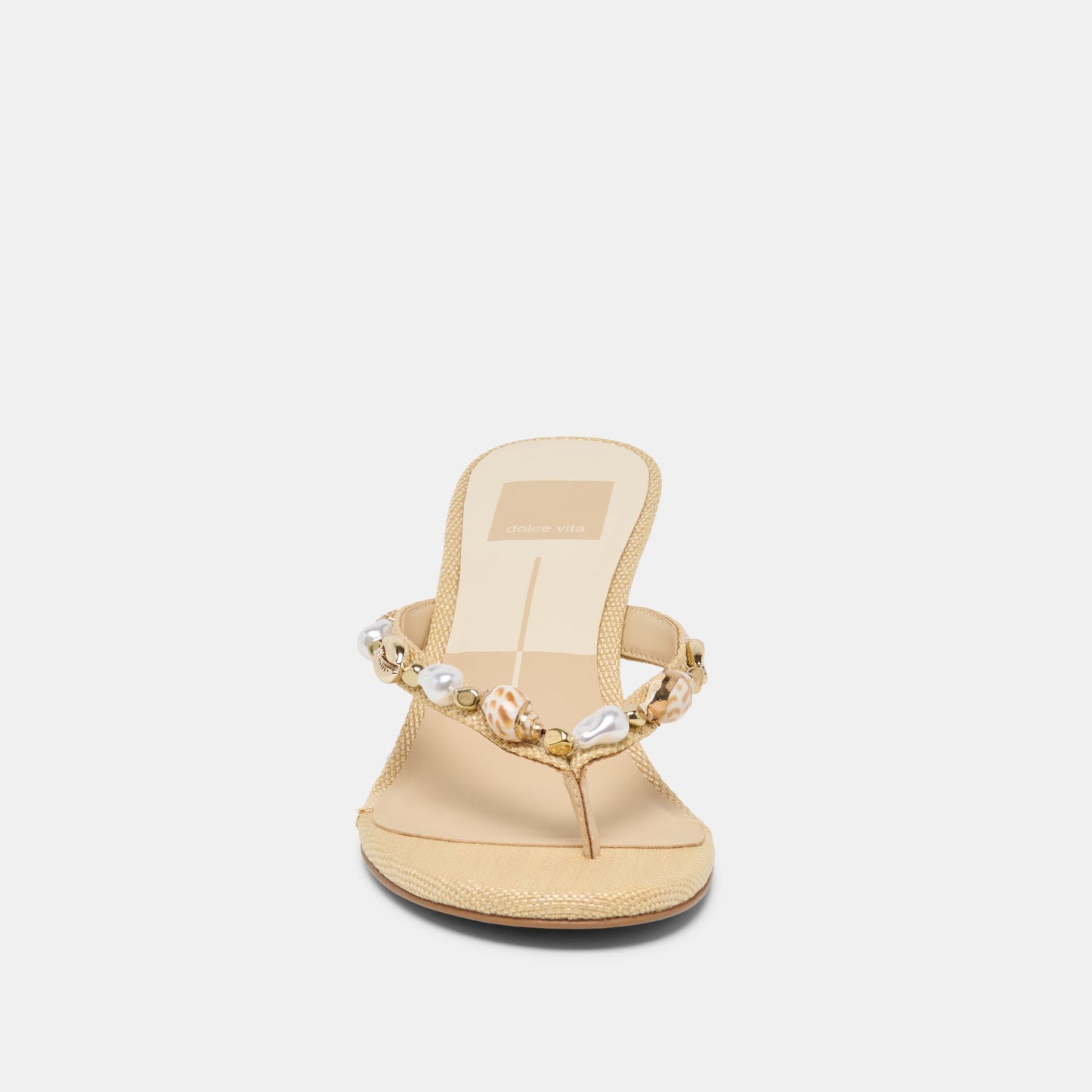 Daksie Lt Natural Raffia Heels