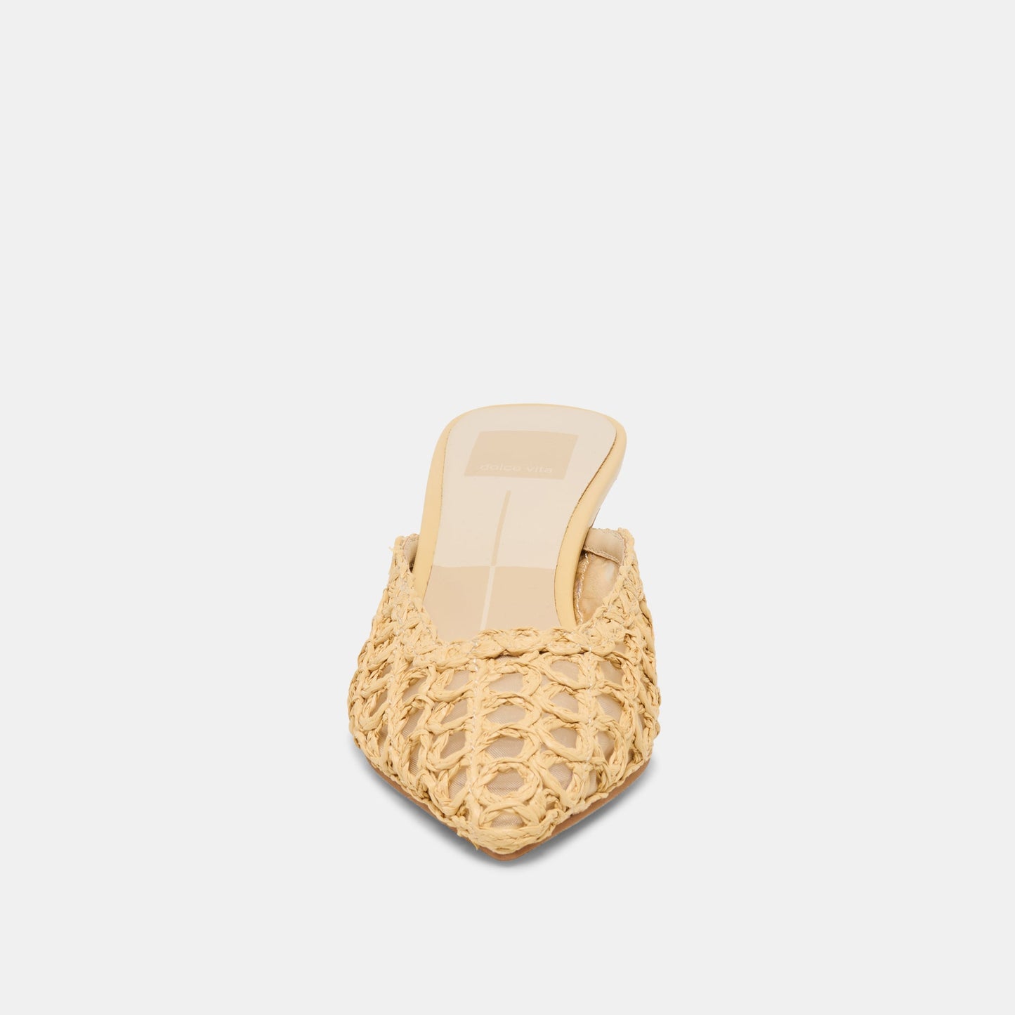 Cleo Loop Natural Raffia Heels