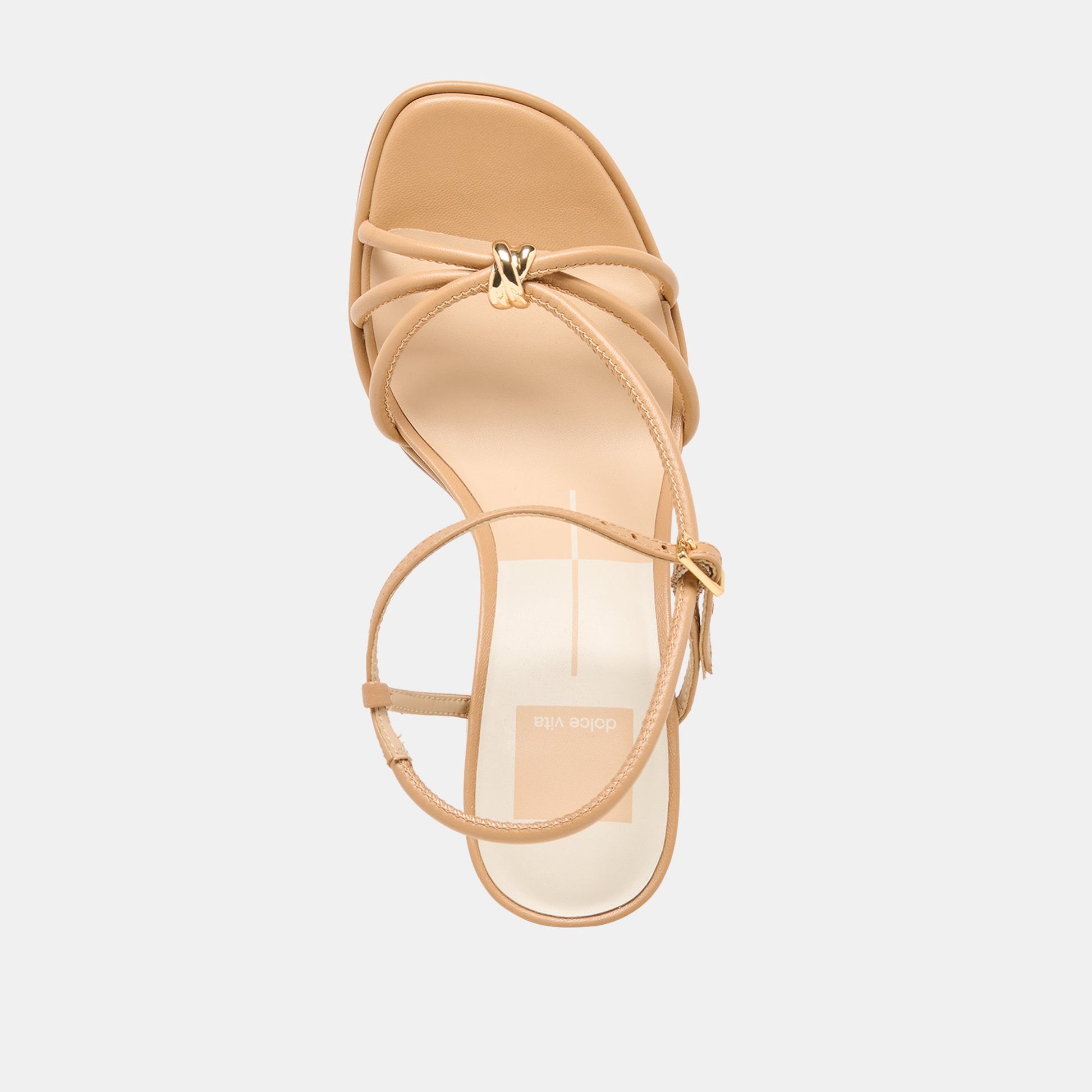 Odete Lt Tan Leather Heels
