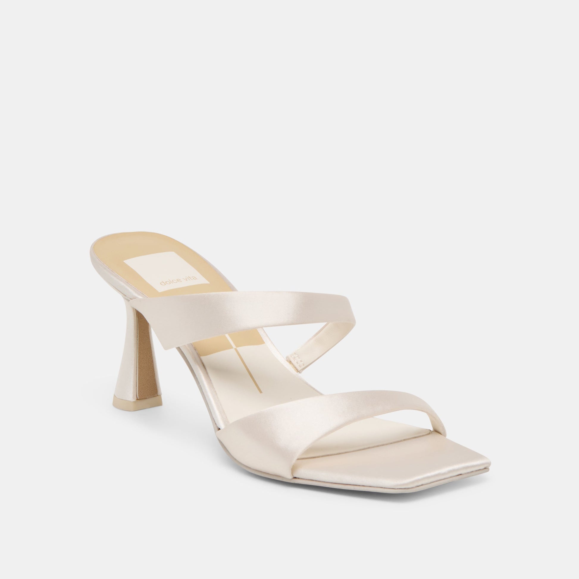 Icelyn Ivory Satin Heels