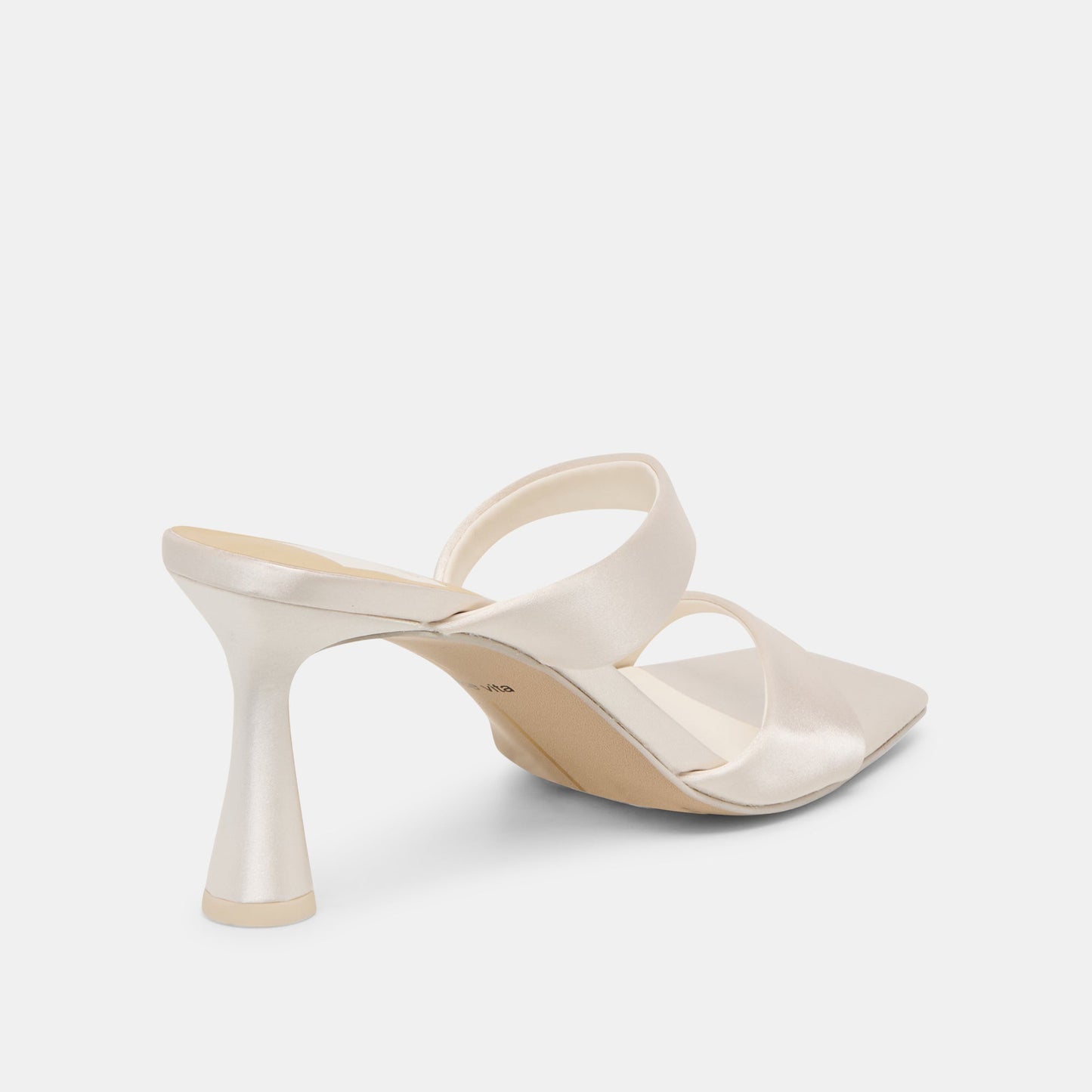 Icelyn Ivory Satin Heels