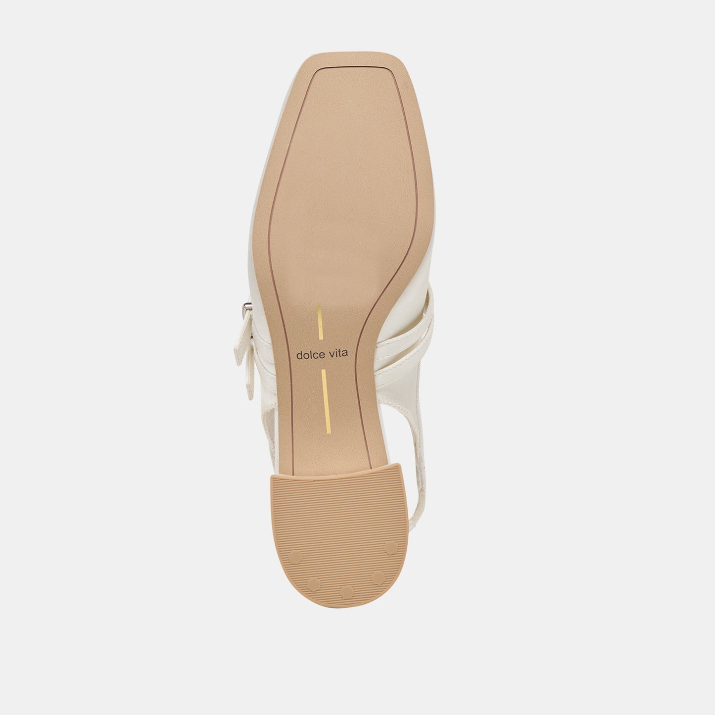 Loris True White Satin Heels