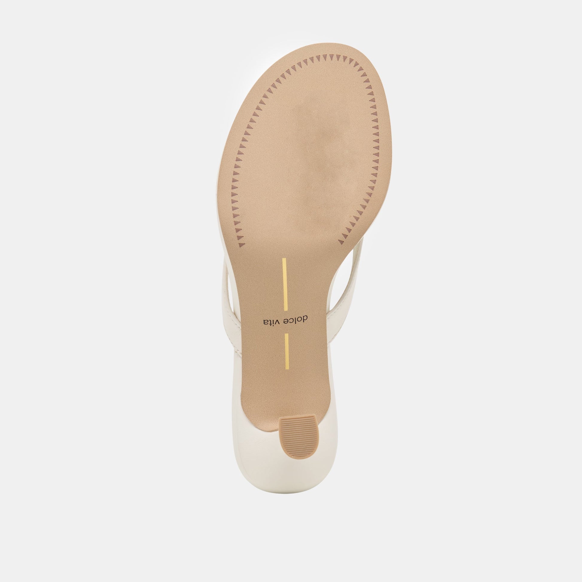 Daksie Lace True White Leather Heels