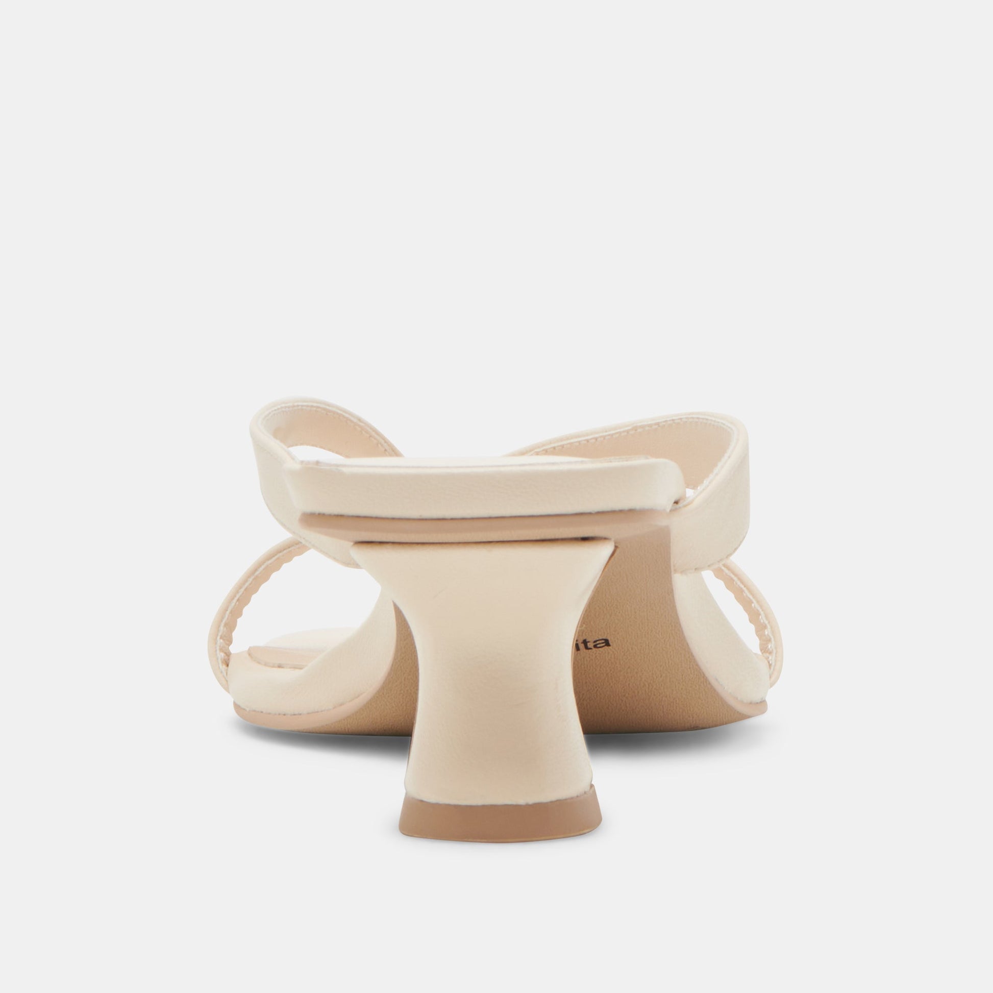 Brevel Wide Bone Leather Heels