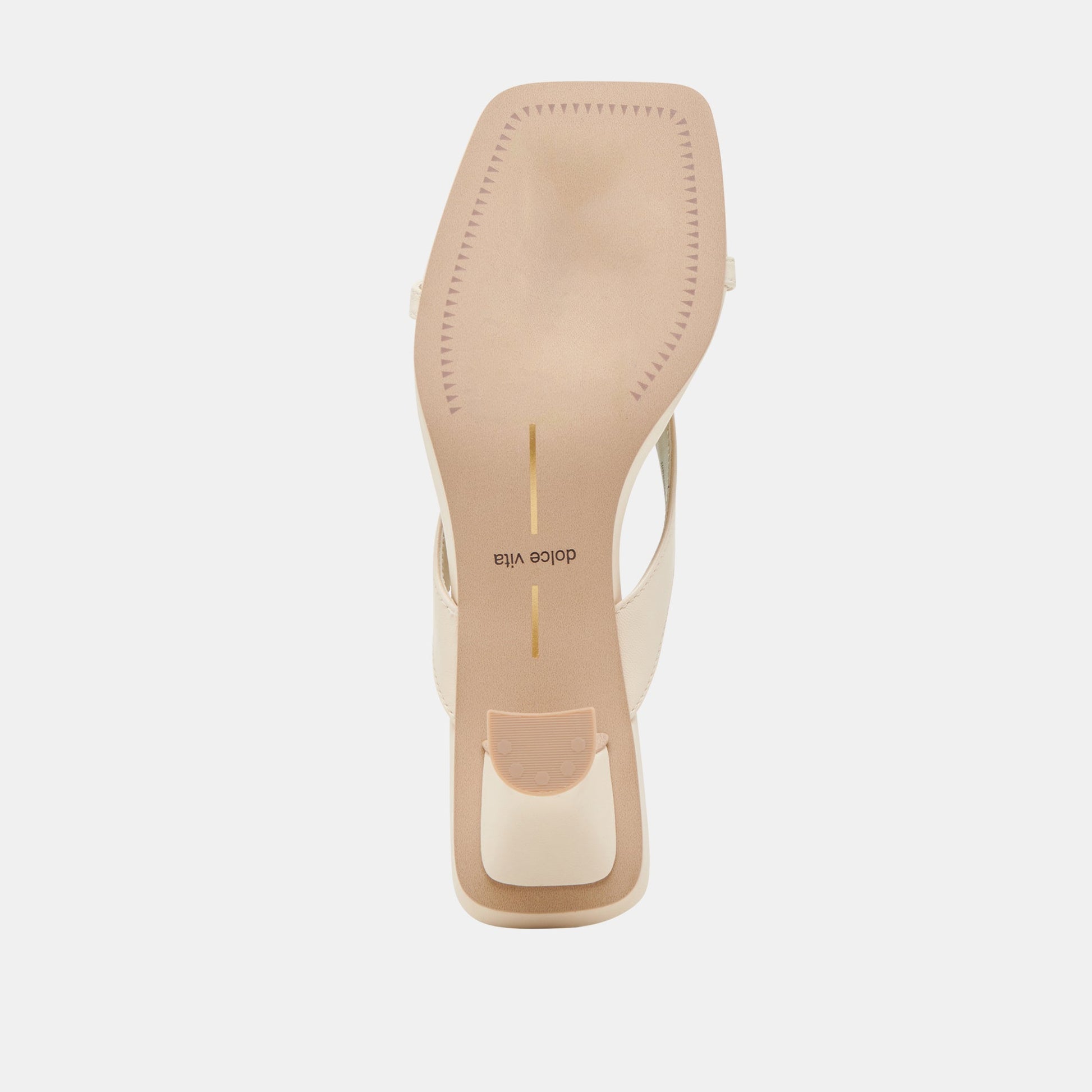 Brevel Wide Bone Leather Heels