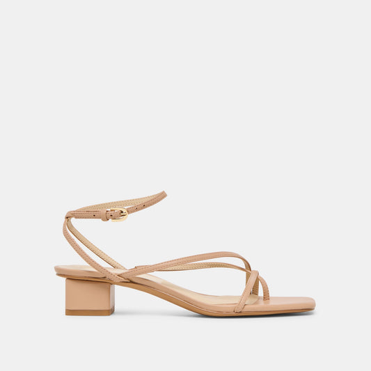 Karlos Wide Lt Tan Leather Sandals
