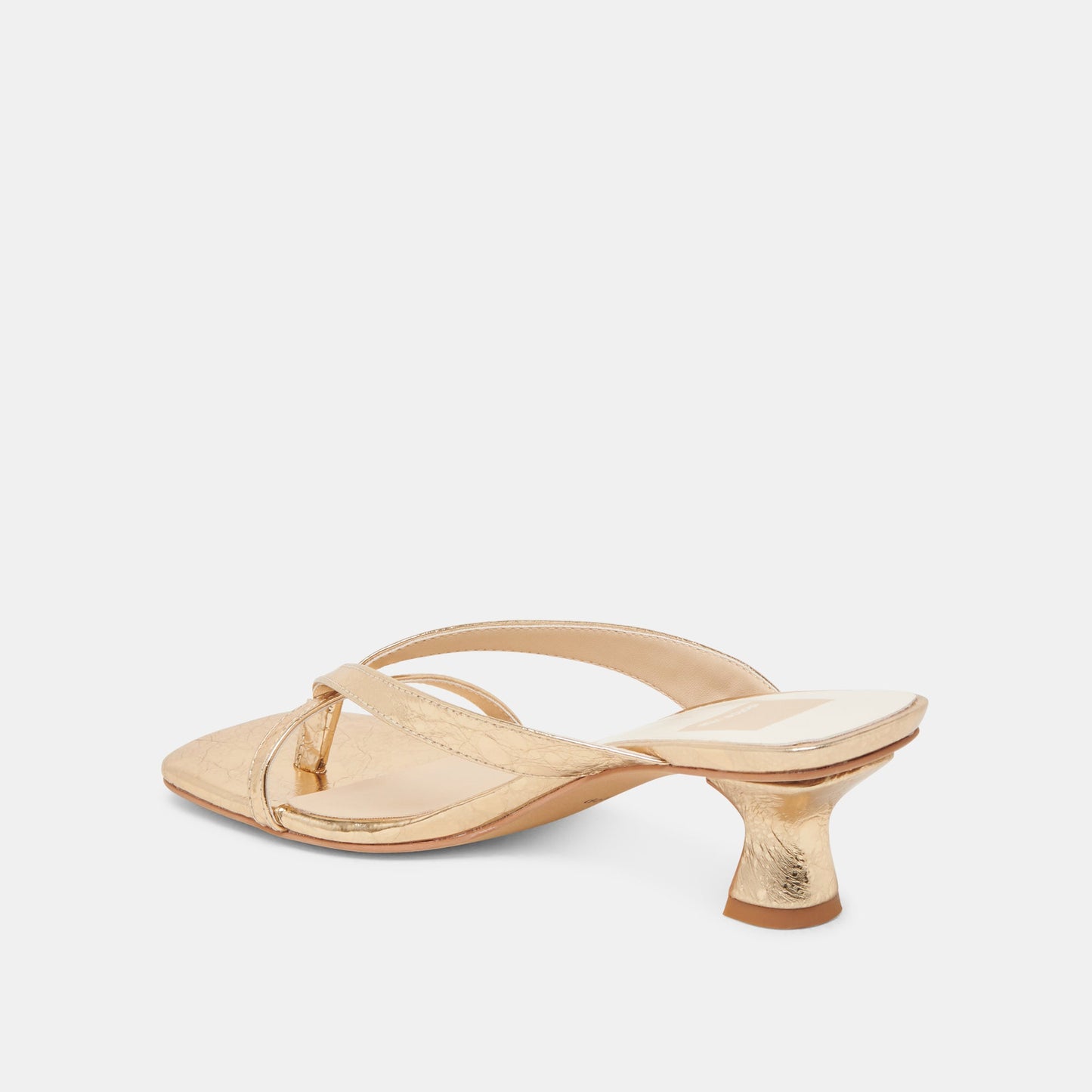 BREVEL HEELS GOLD DISTRESSED LEATHER
 – Dolce Vita