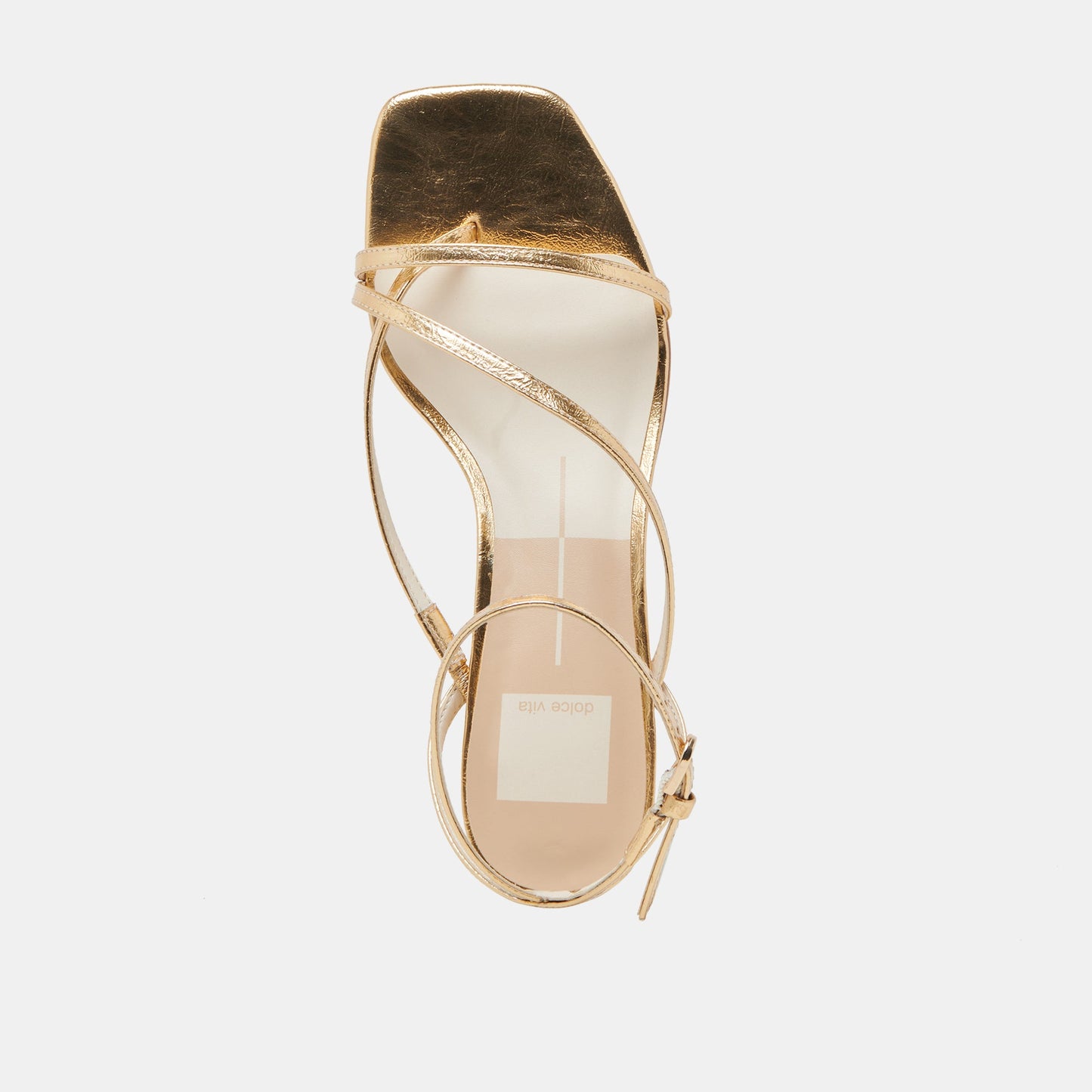 Karlos Wide Gold Metallic Stella Sandals