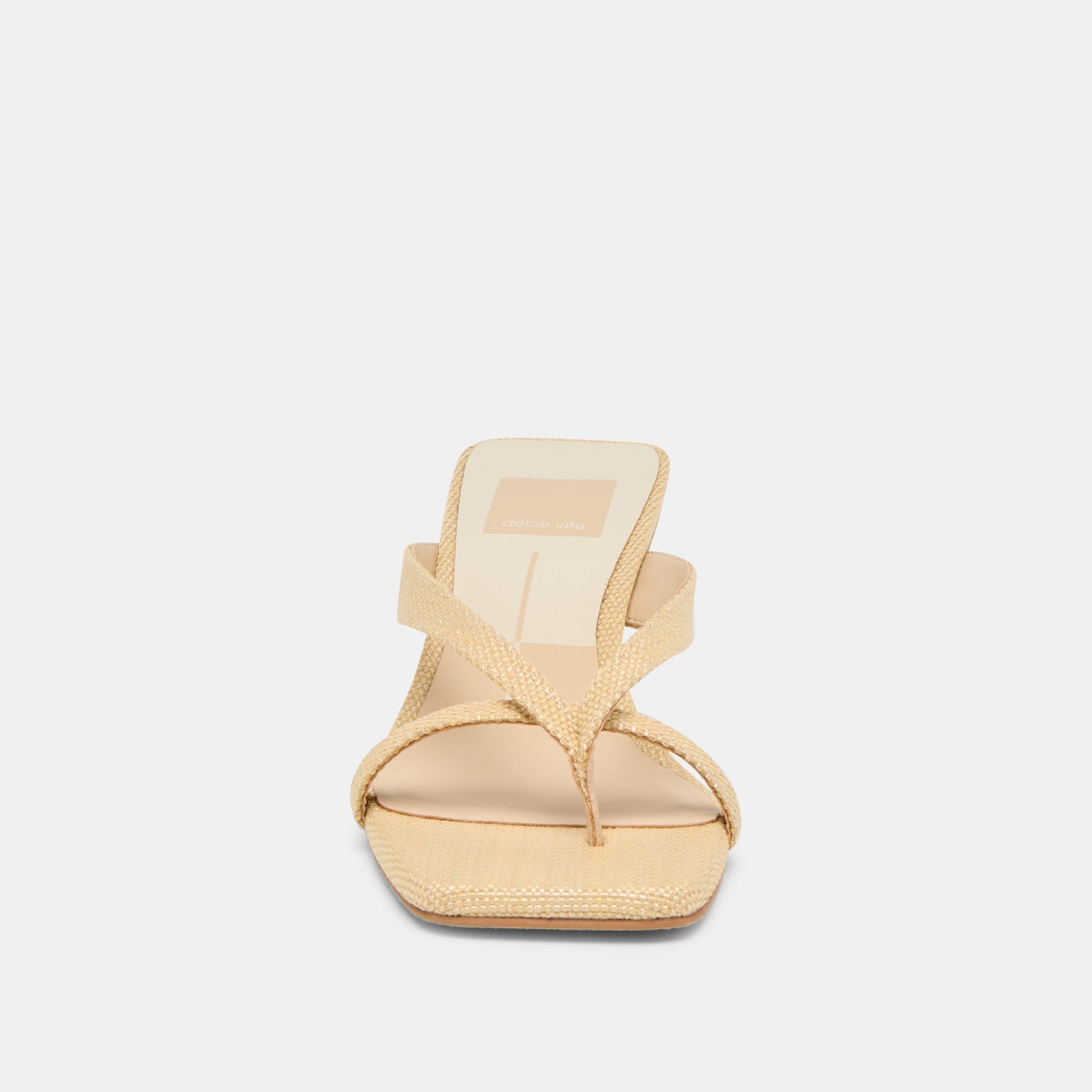 Brevel Natural Raffia Heels