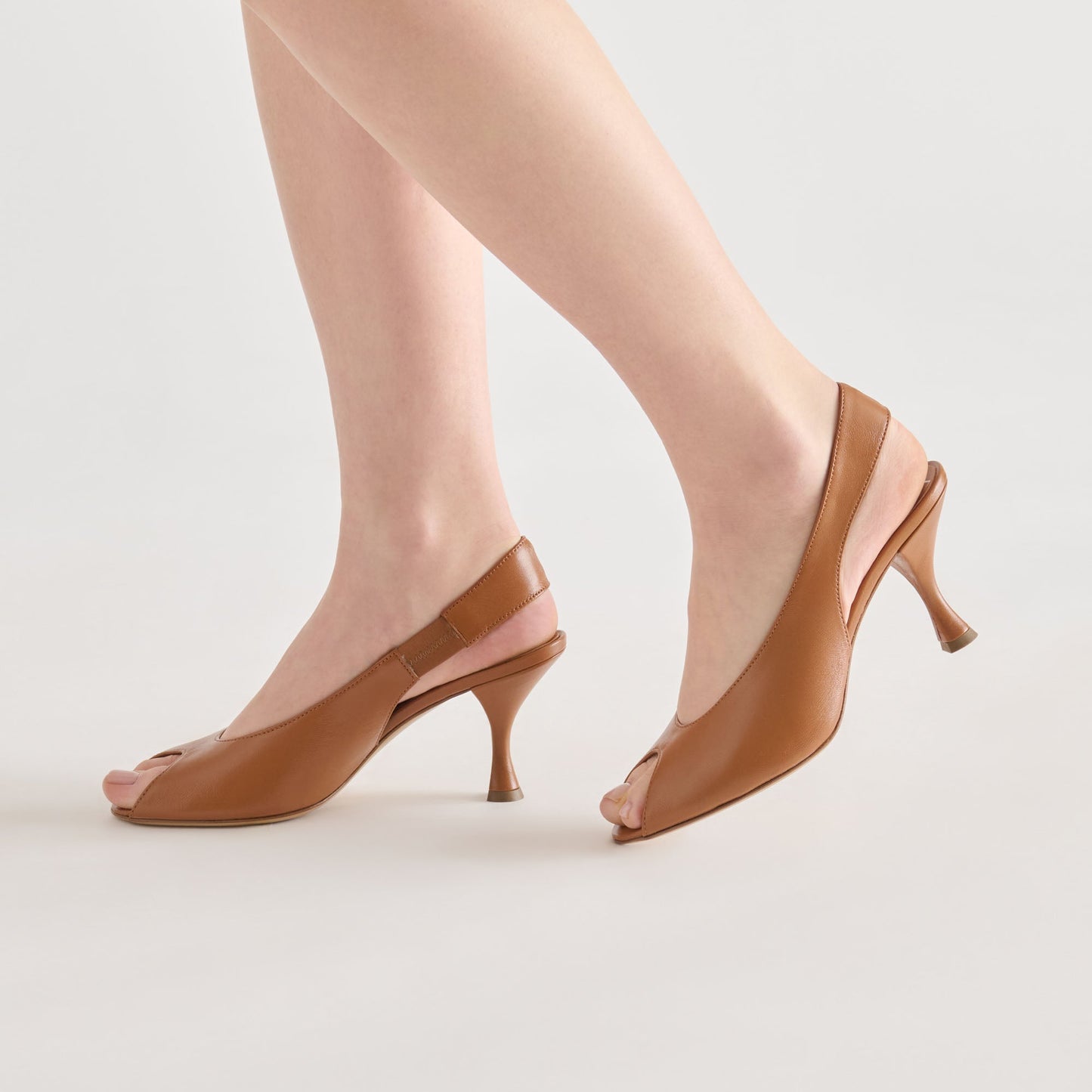 Madow Tan Leather Heels