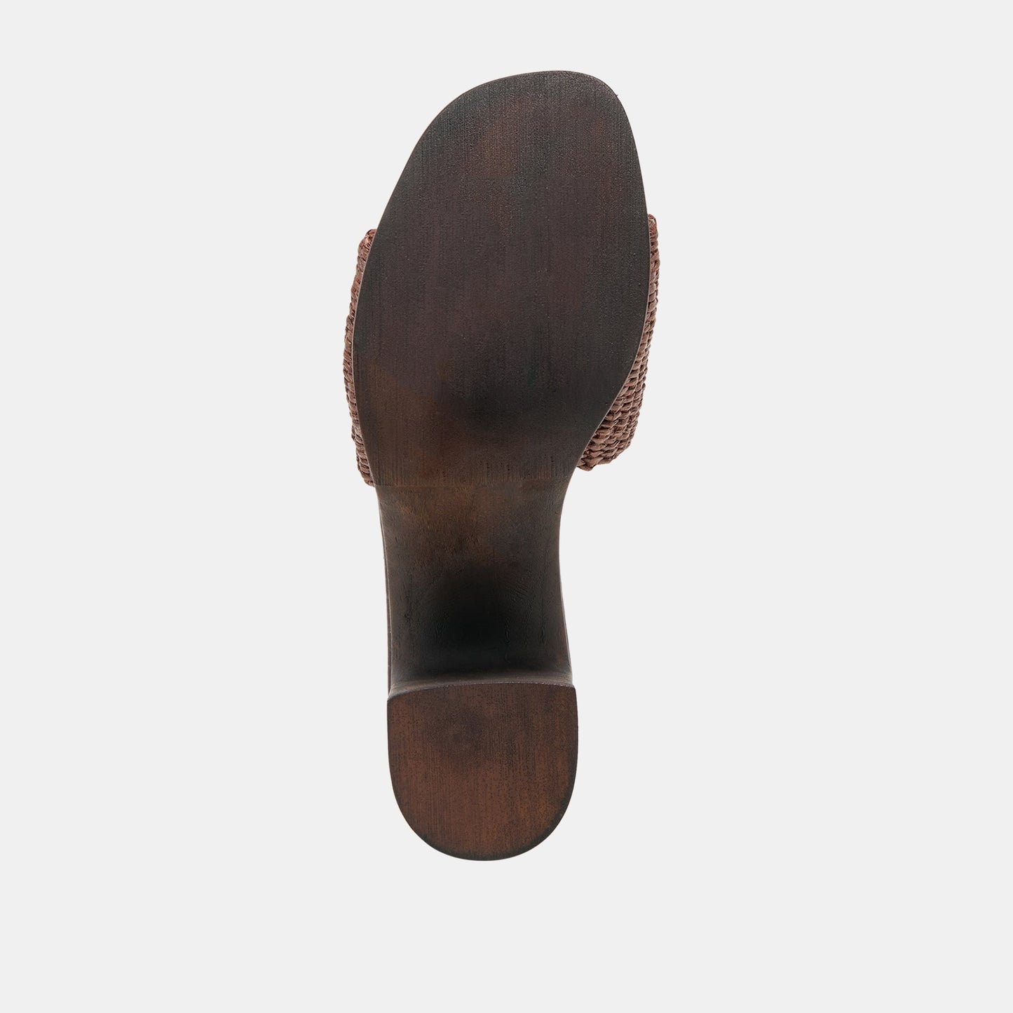 Celest Chocolate Raffia Heels