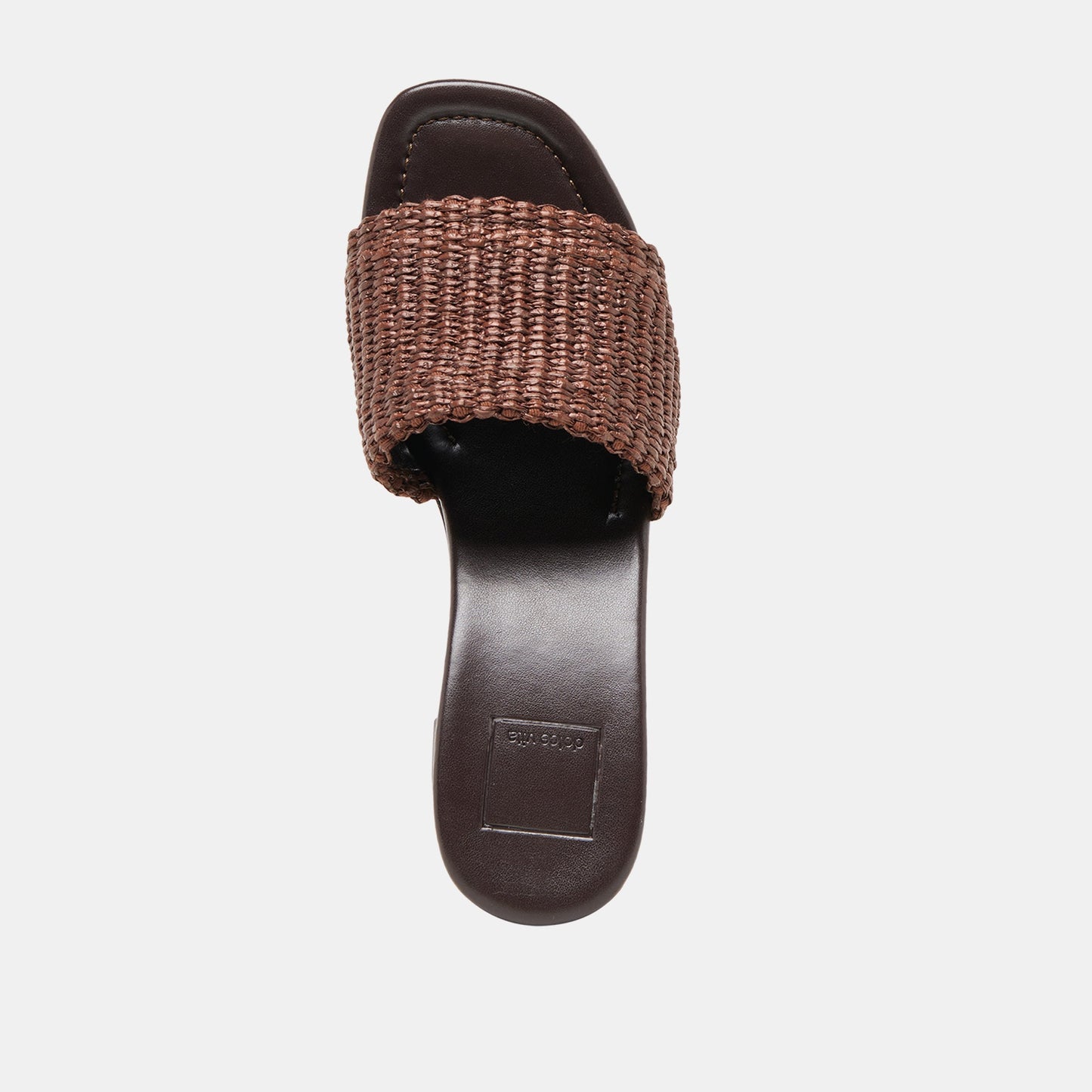 Celest Chocolate Raffia Heels