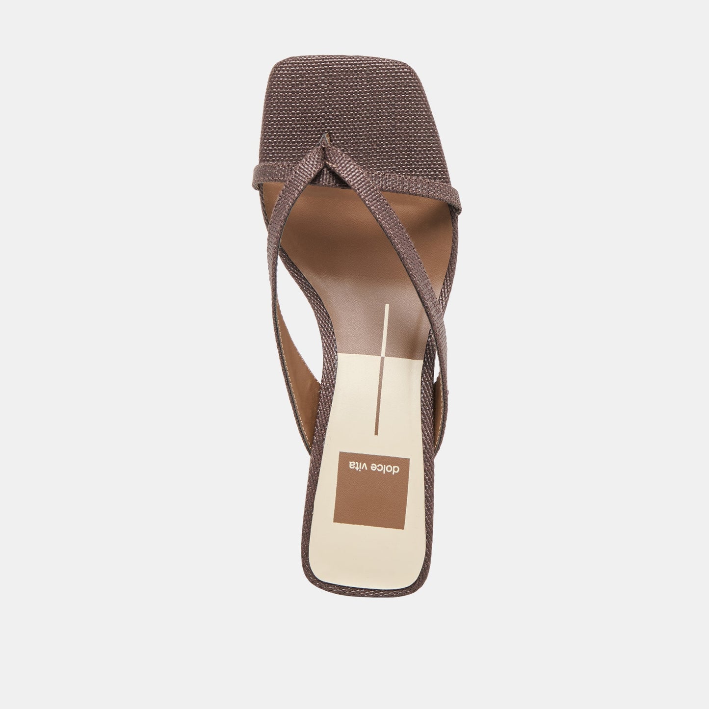 Brevel Chocolate Raffia Heels