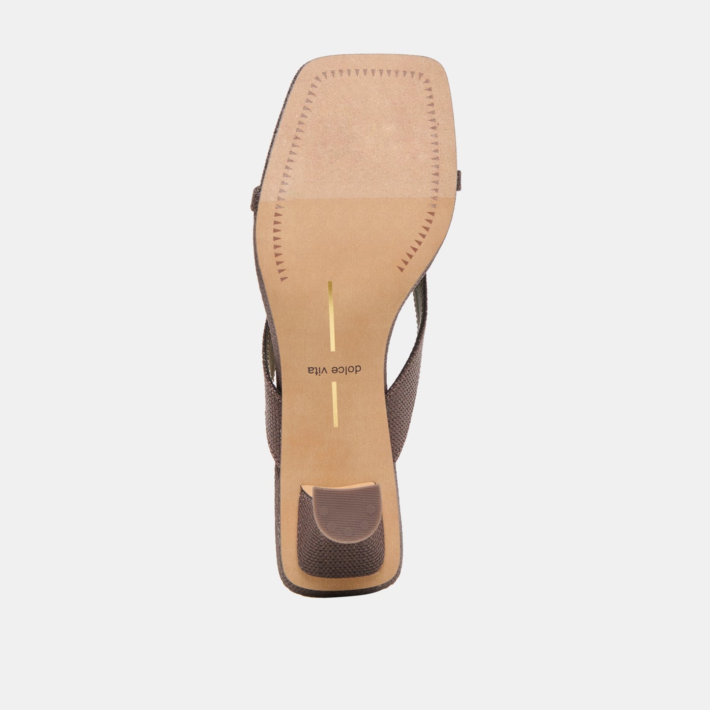 Brevel Chocolate Raffia Heels