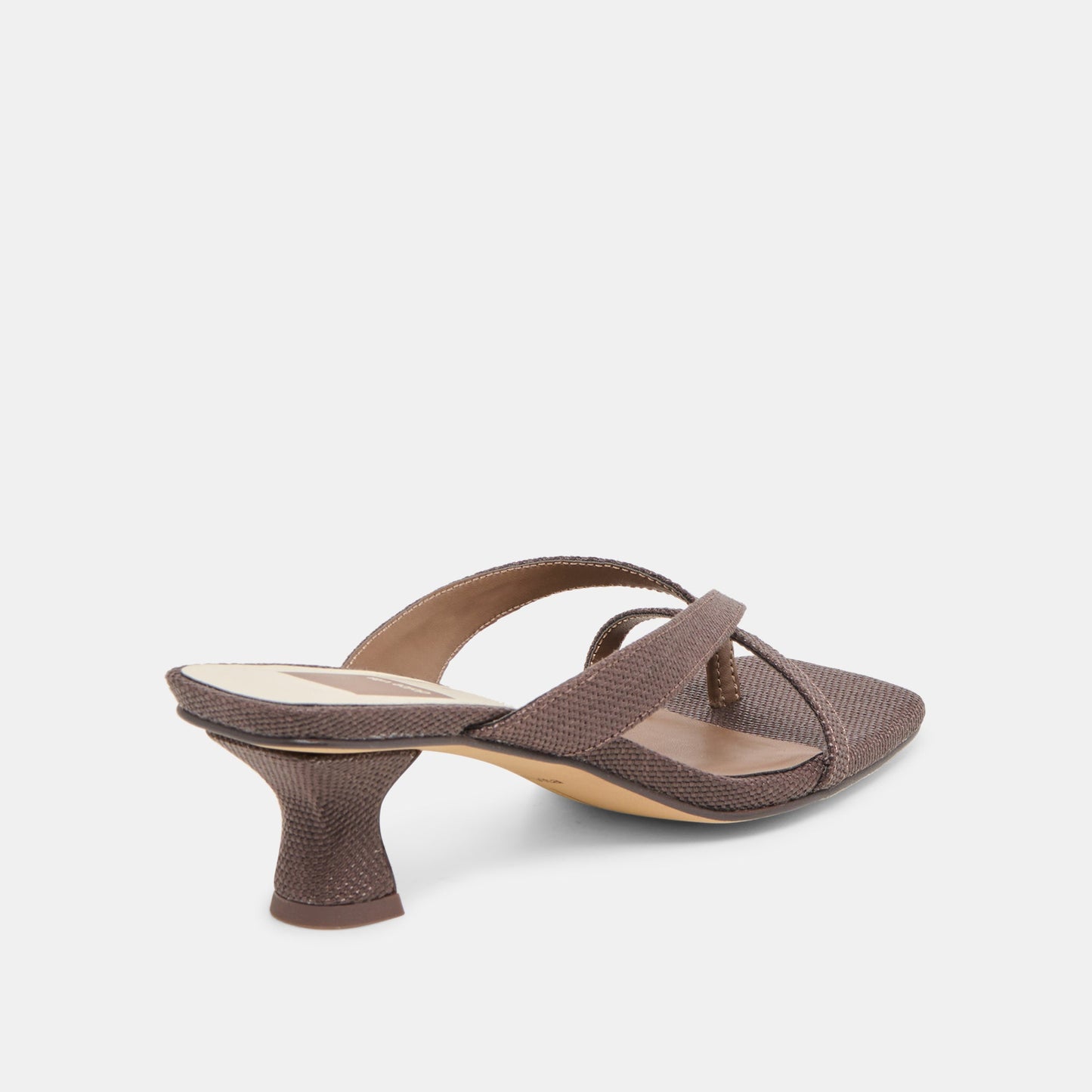 Brevel Chocolate Raffia Heels