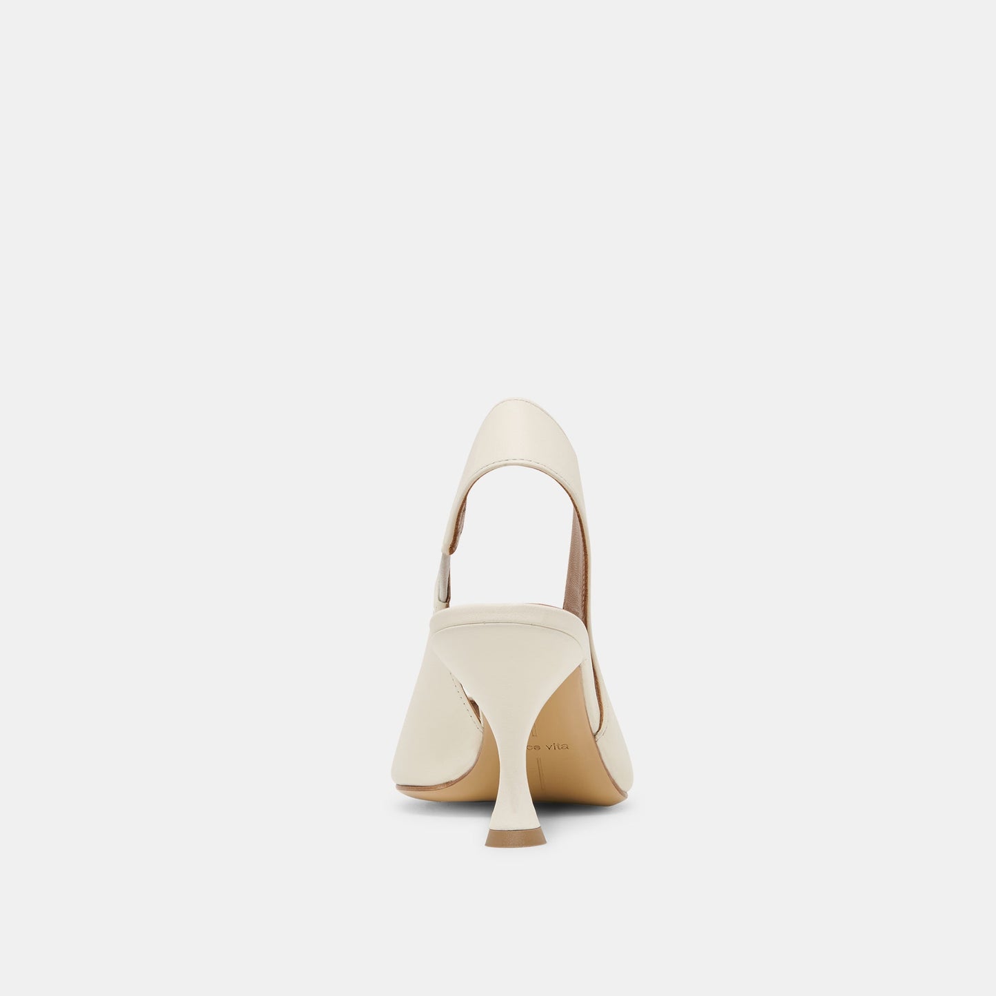 Madow Off White Leather Heels