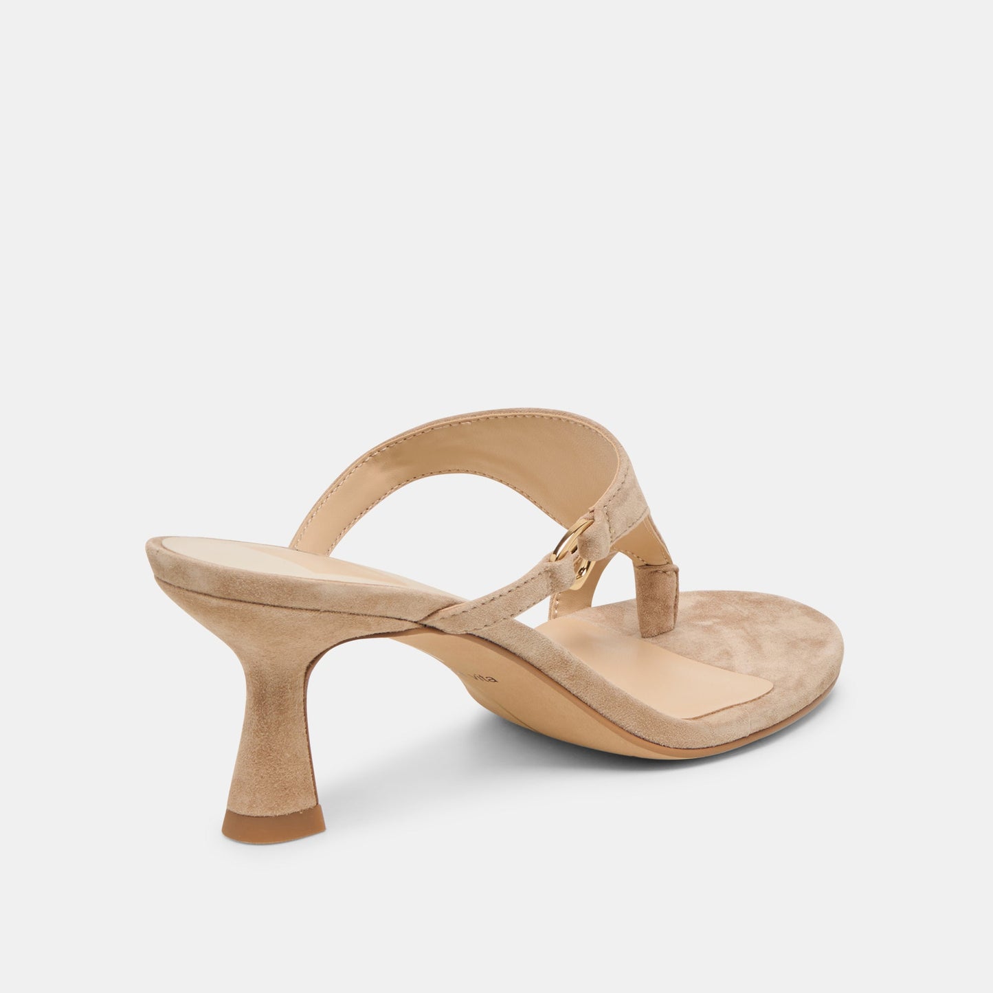 Derrel Camel Suede Heels