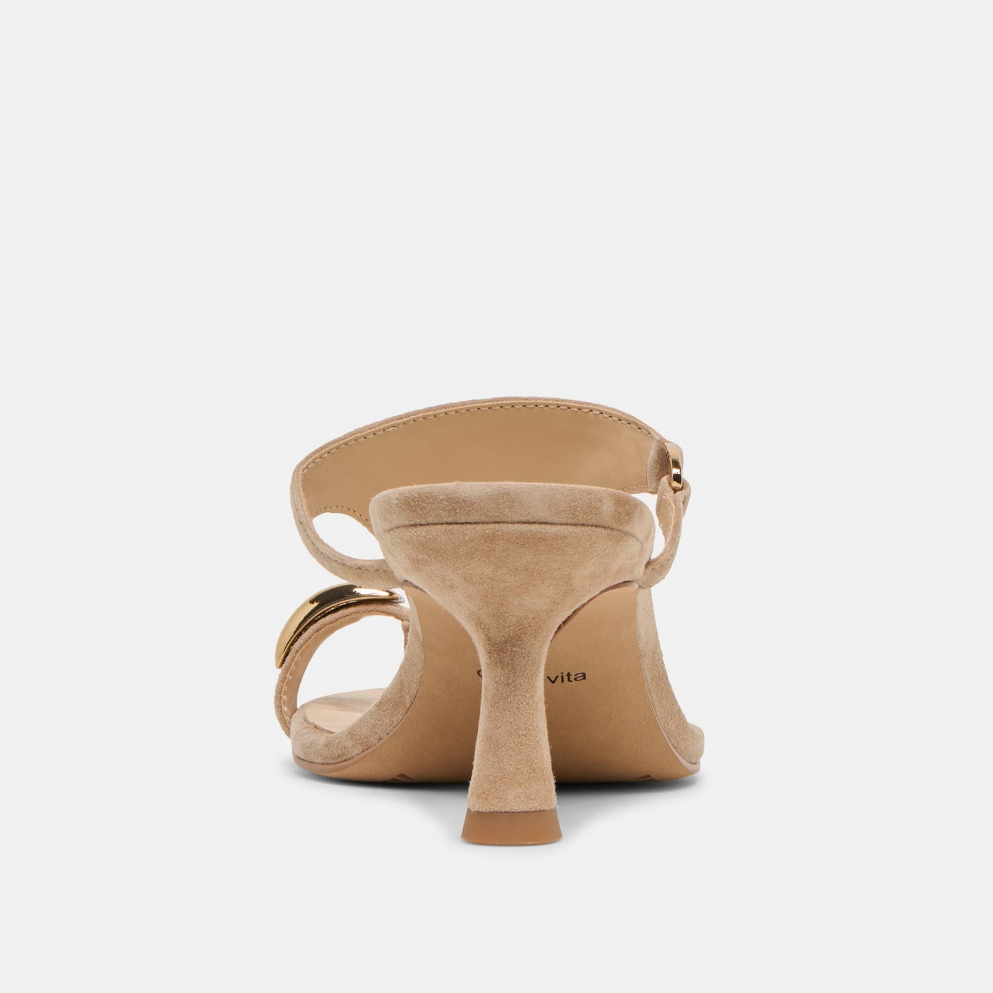Derrel Camel Suede Heels