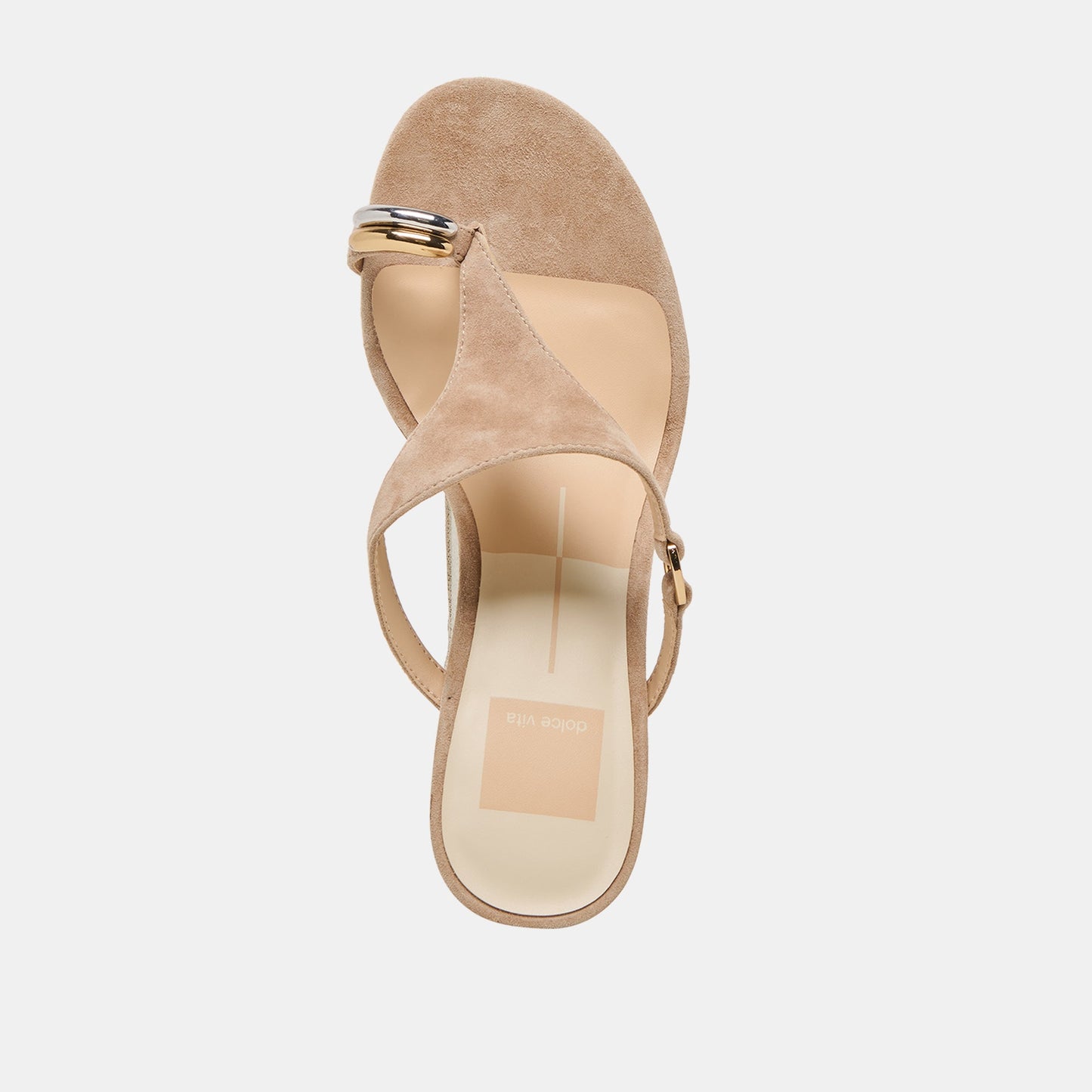 Derrel Camel Suede Heels