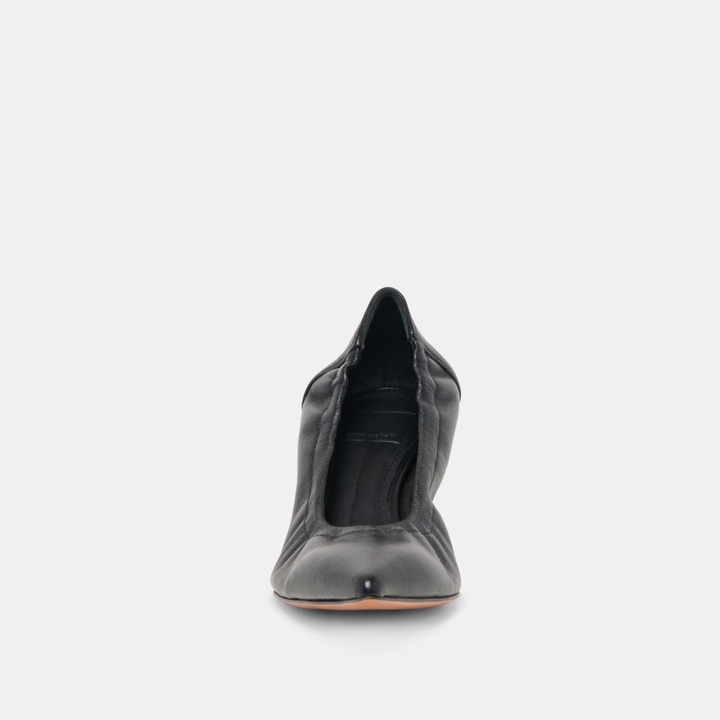 Celtin Black Leather Heels
