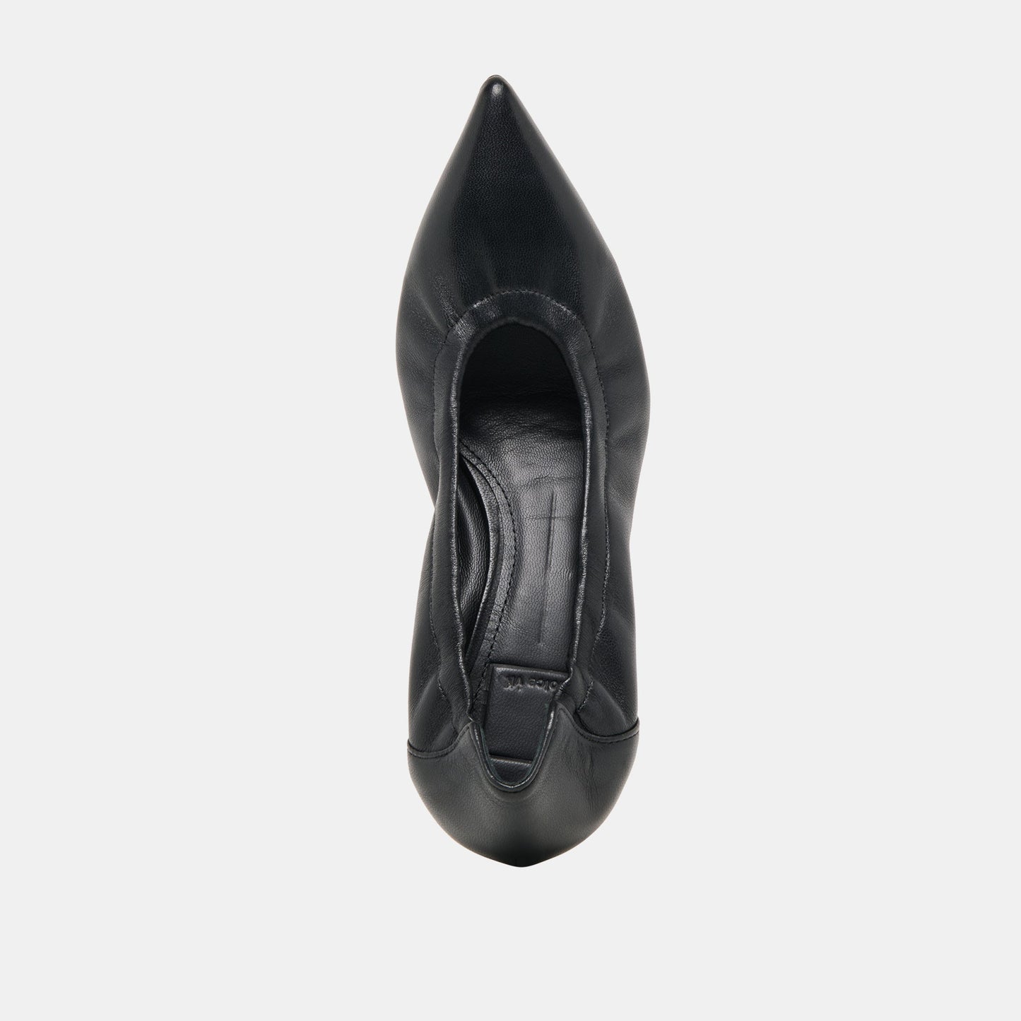 Celtin Black Leather Heels