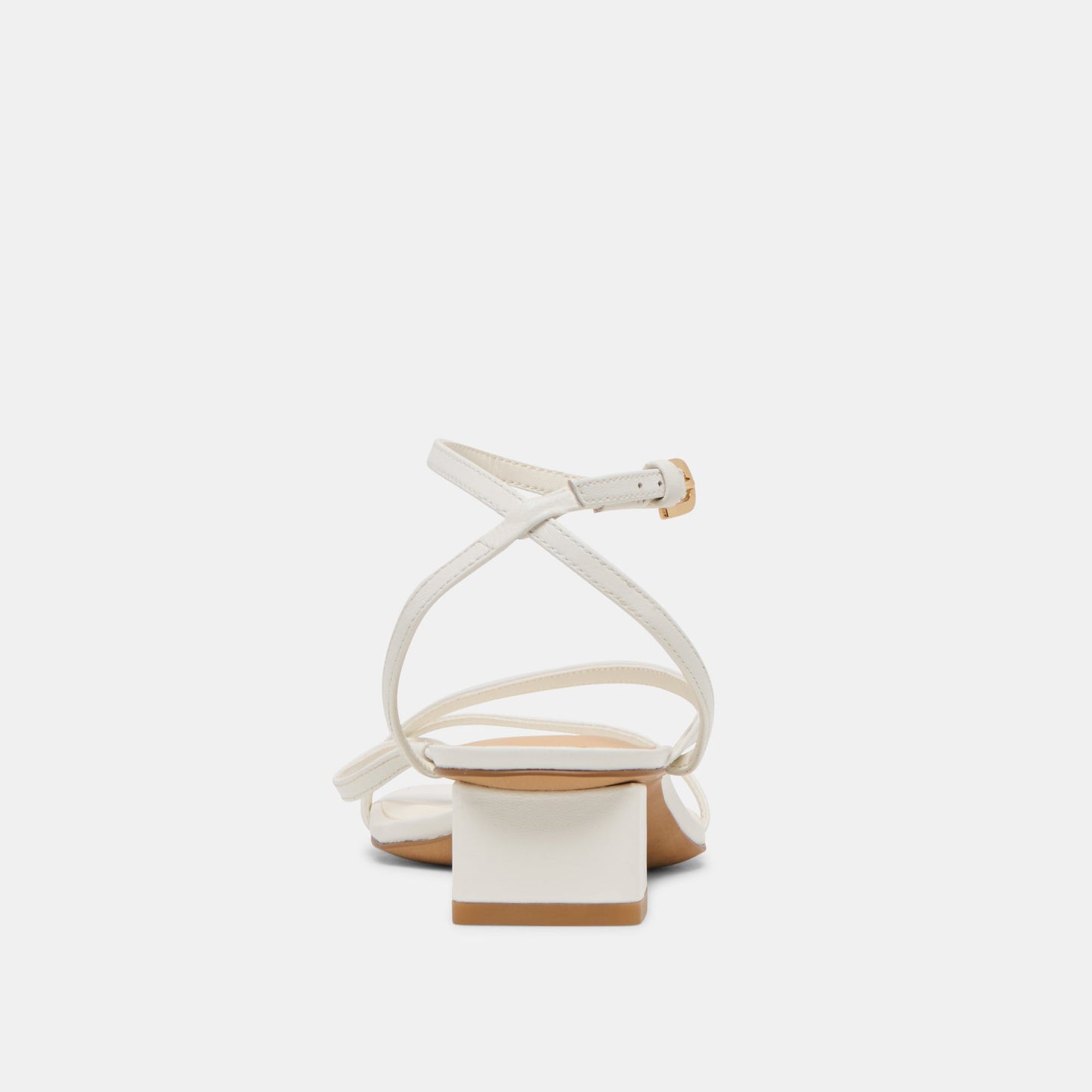 Karlos Wide True White Leather Sandals