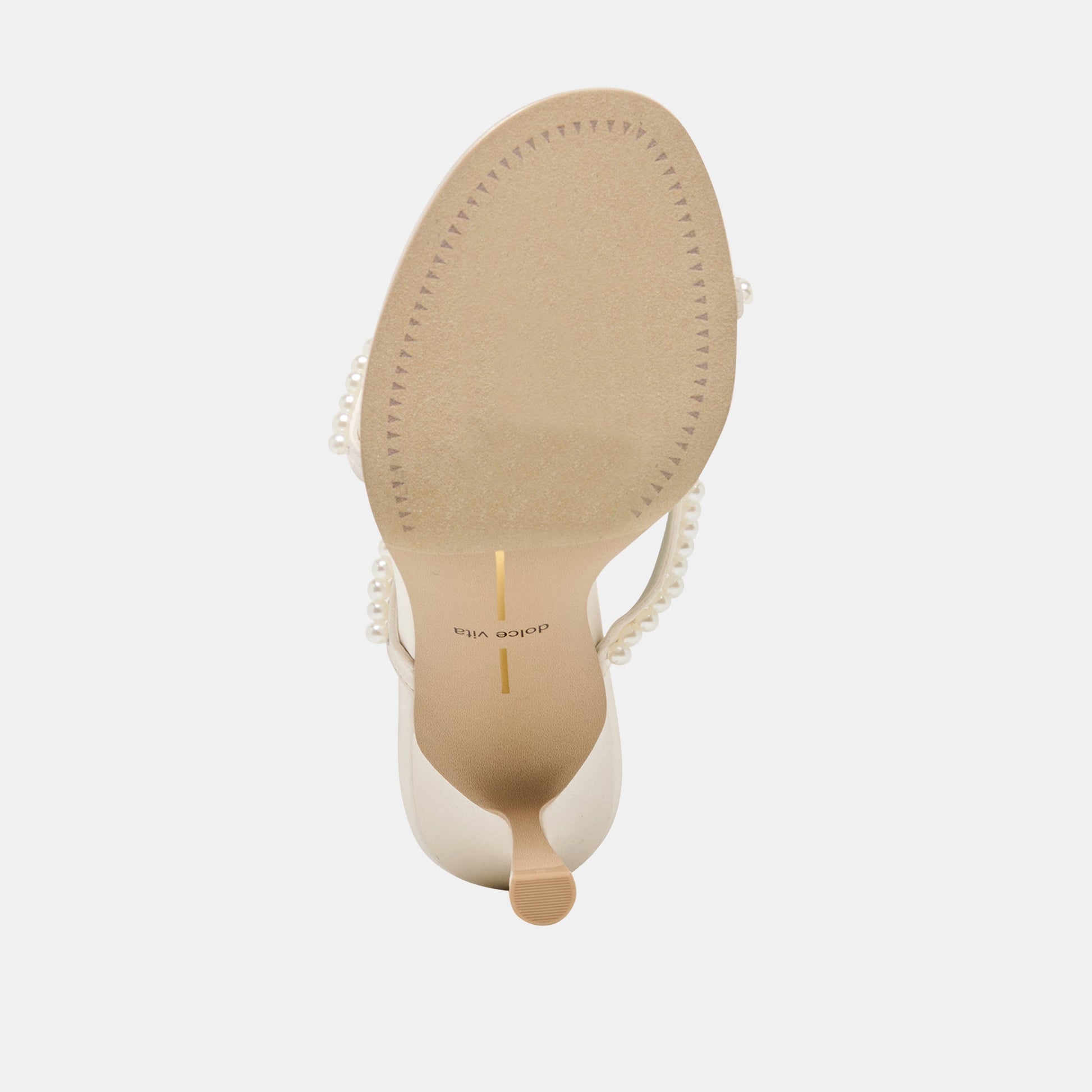 Liano Pearl Off White Satin Heels