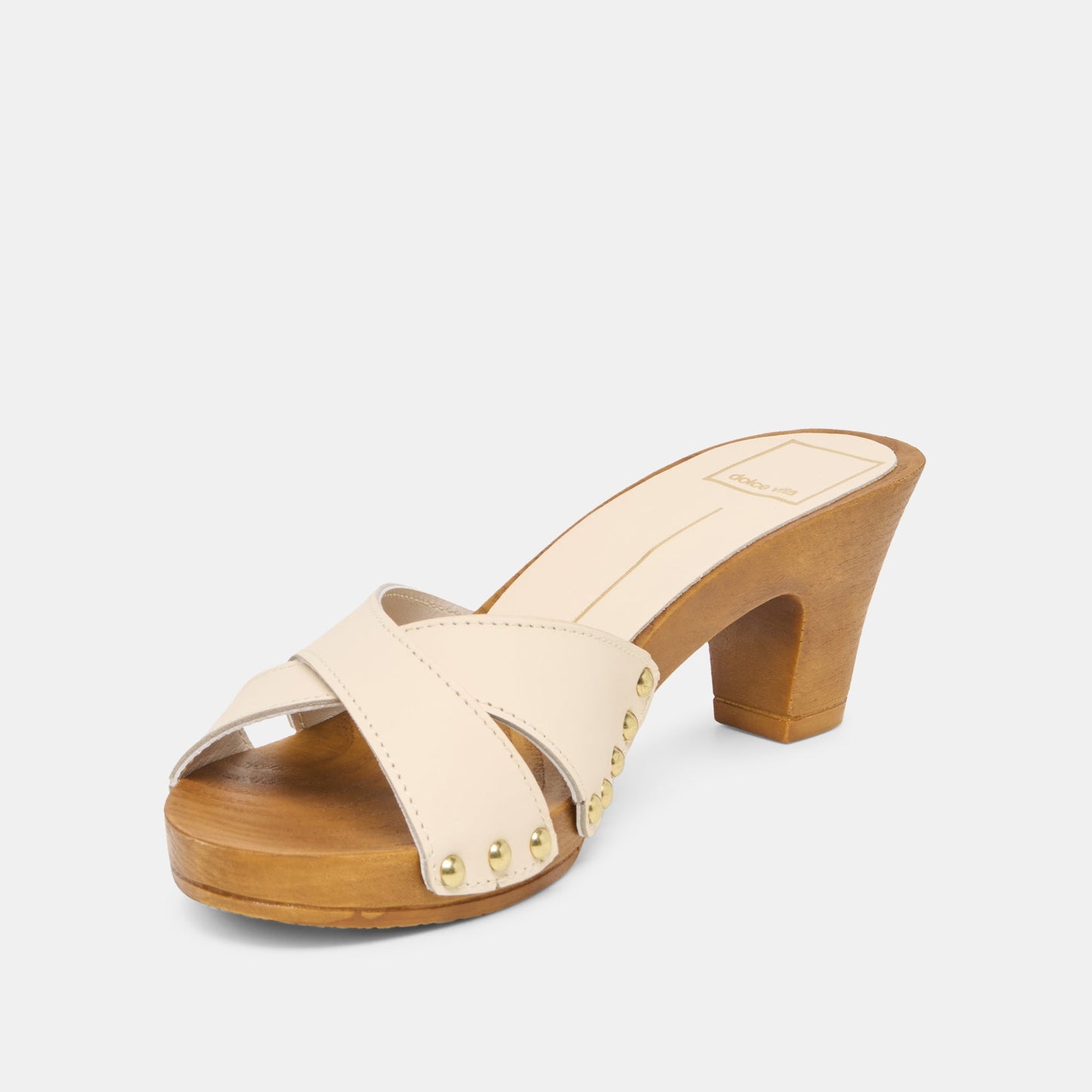 Averie Bone Leather Heels