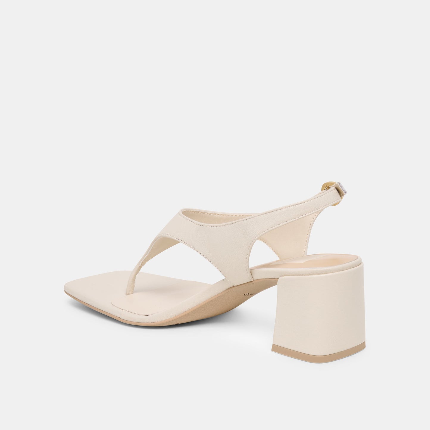 Yves Ivory Leather Heels