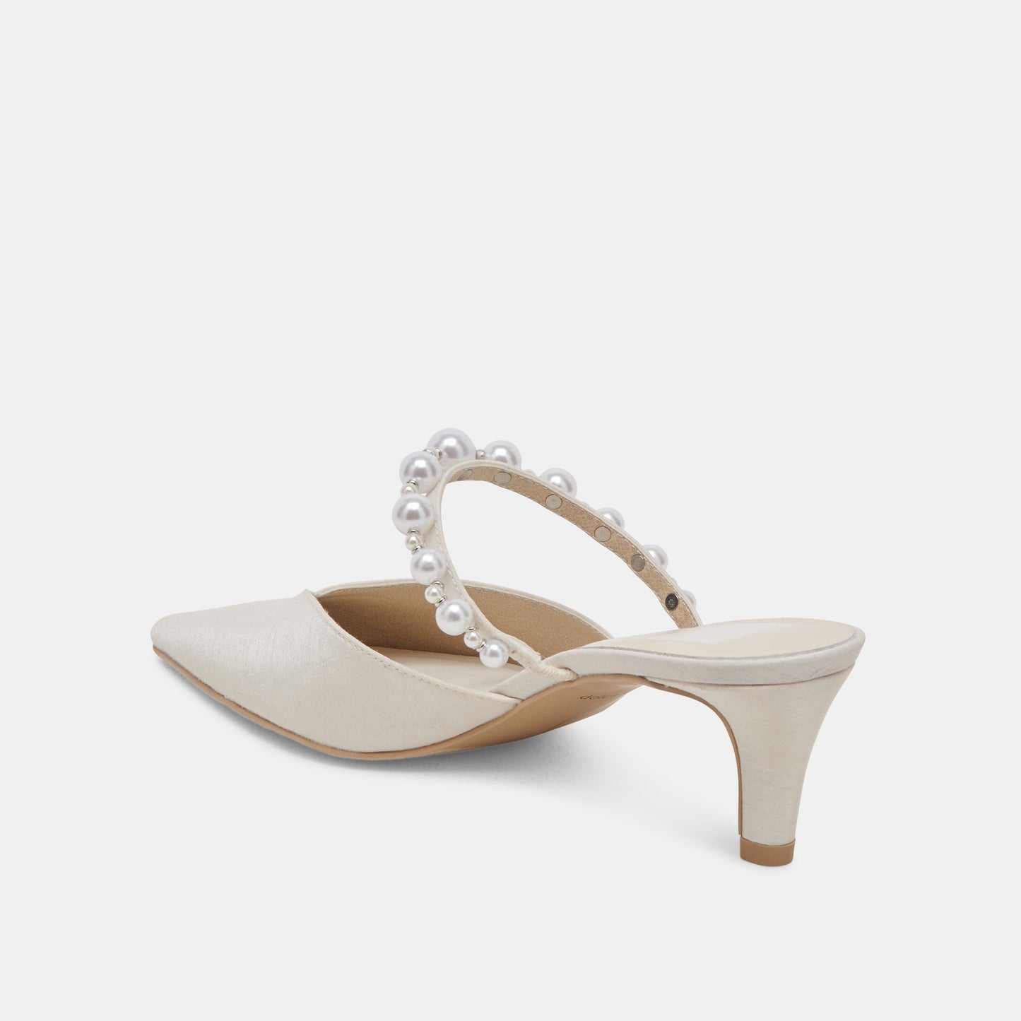 Kanika Pearl Mid Vanilla Pearl Heels