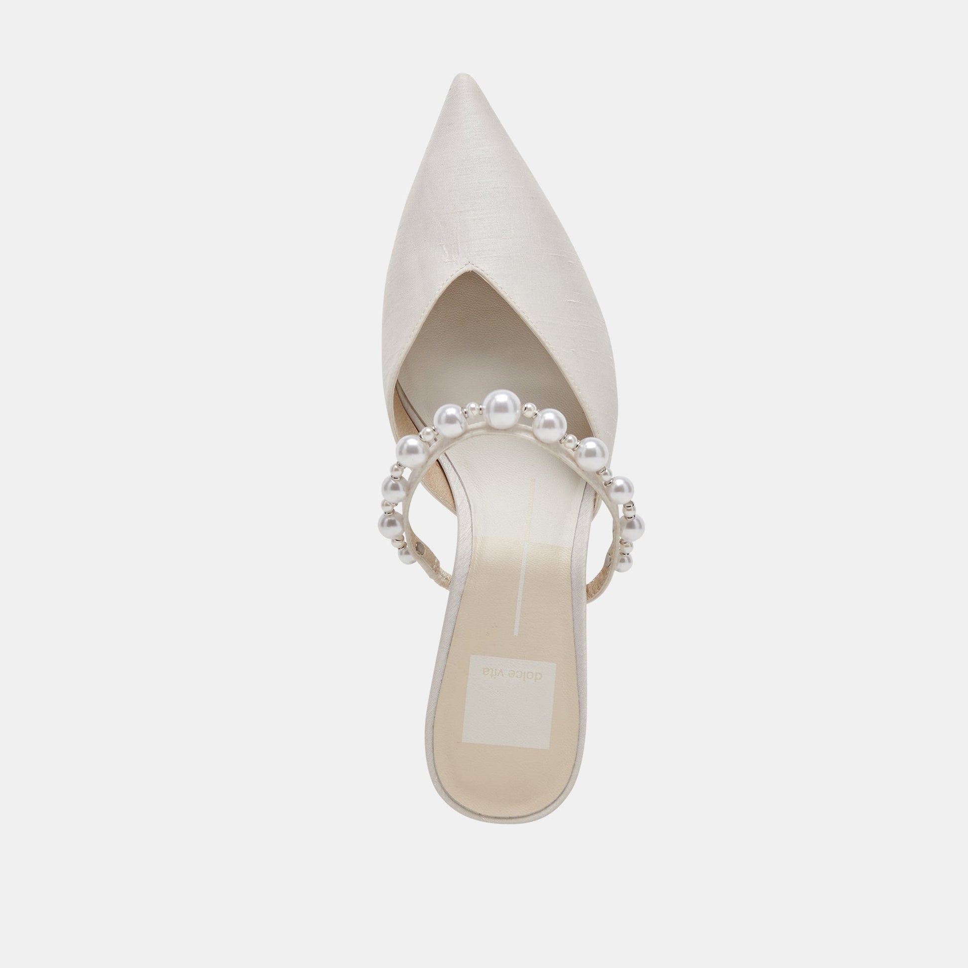 Kanika Pearl Mid Vanilla Pearl Heels