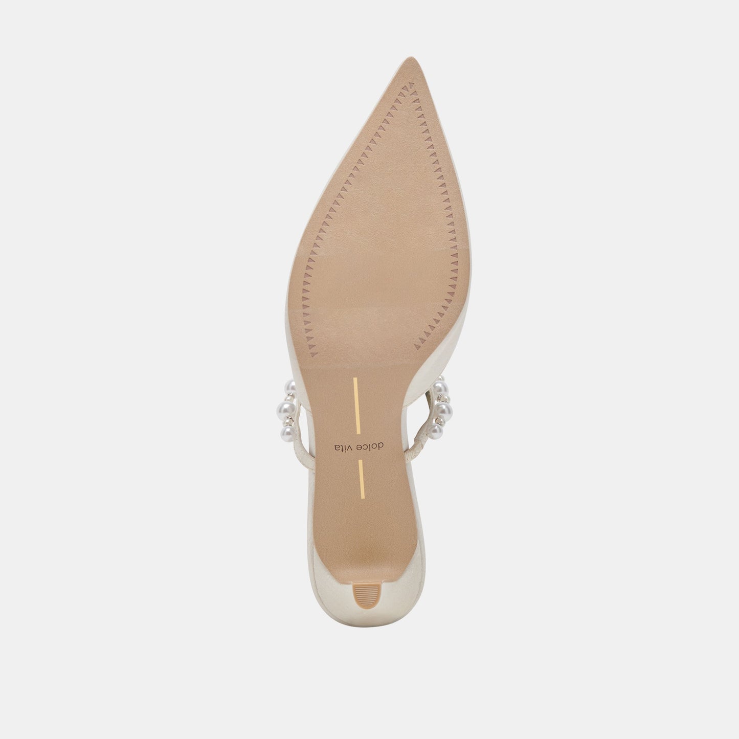 Kanika Pearl Mid Vanilla Pearl Heels