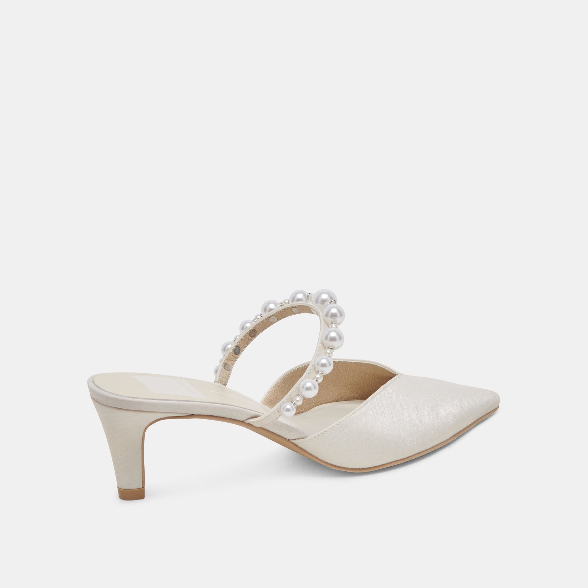Kanika Pearl Mid Vanilla Pearl Heels
