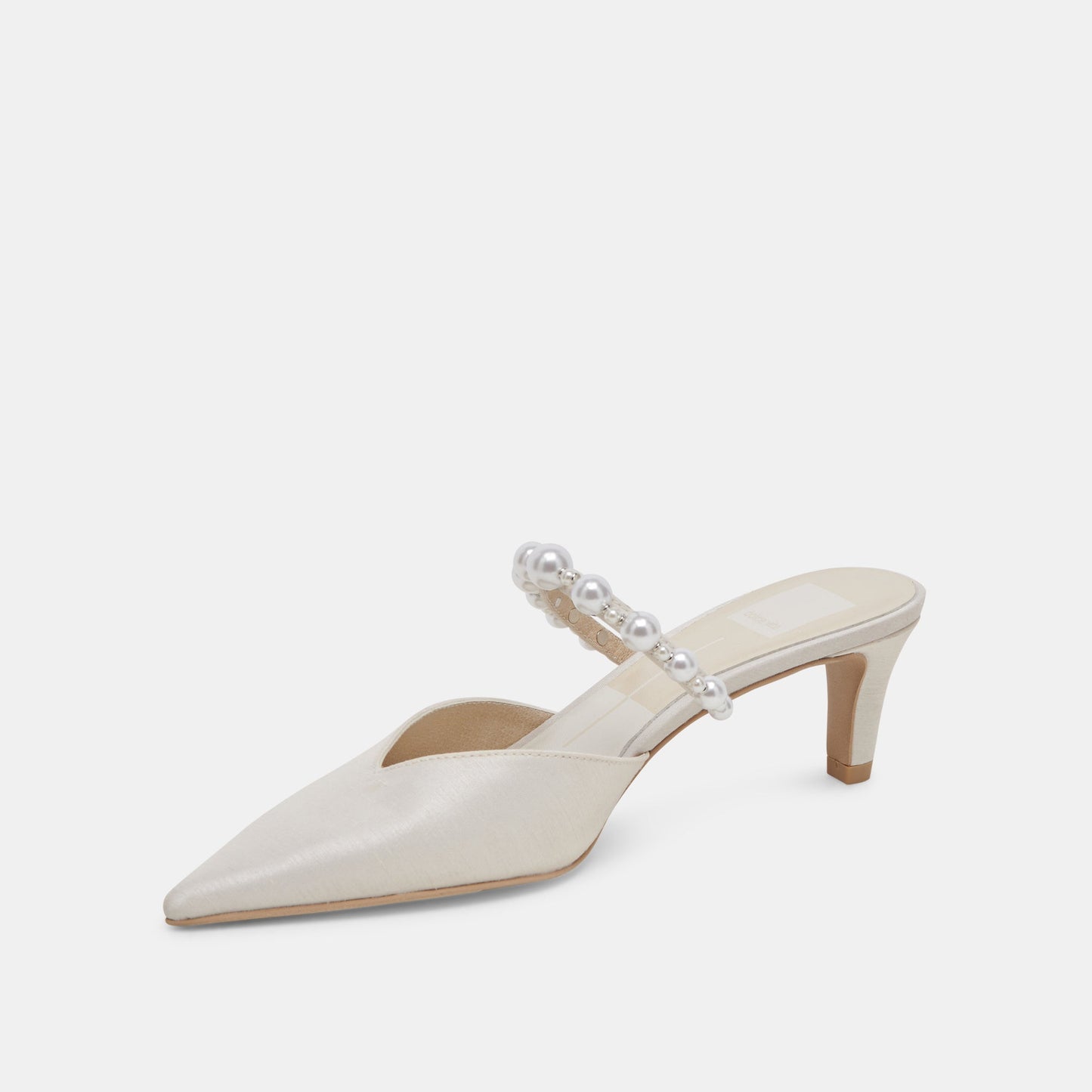 Kanika Pearl Mid Vanilla Pearl Heels