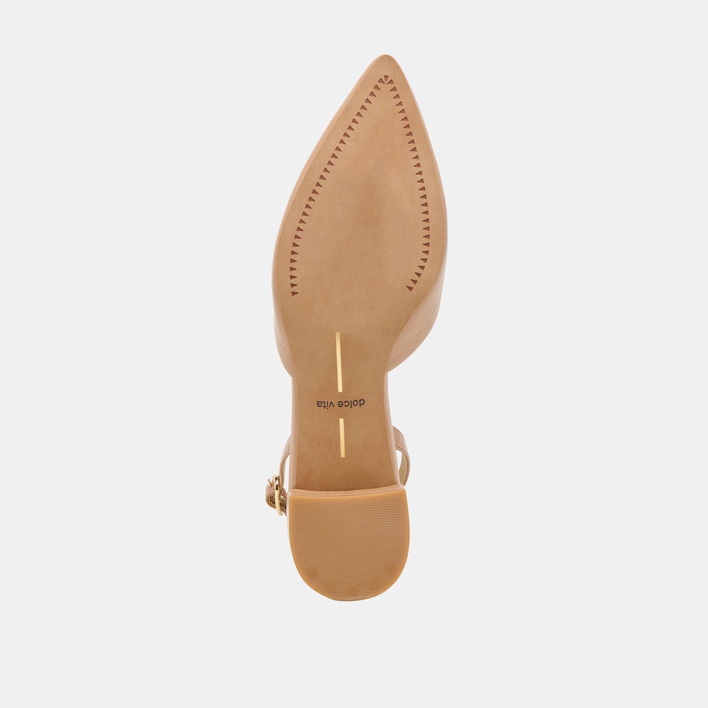 Carel Wide Lt Tan Crinkle Patent Leather Heels