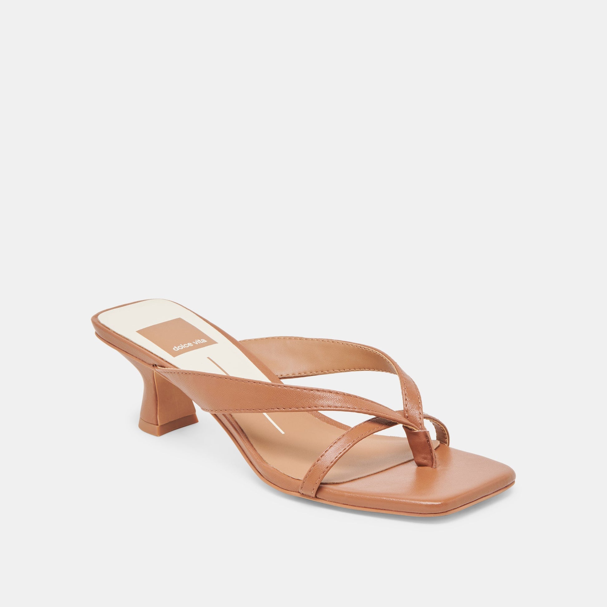 BREVEL WIDE HEELS SADDLE LEATHER
 – Dolce Vita