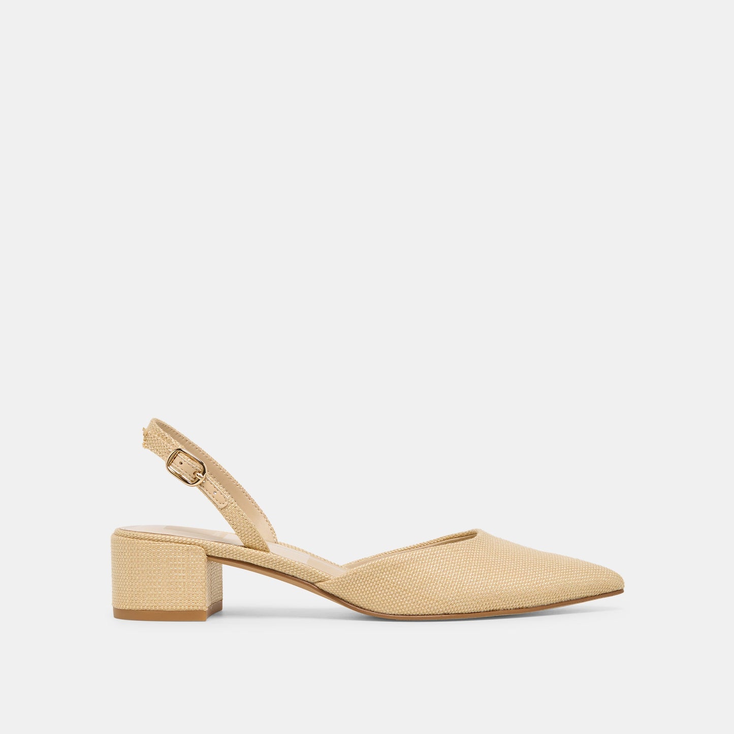 Carel Light Natural Raffia Heels