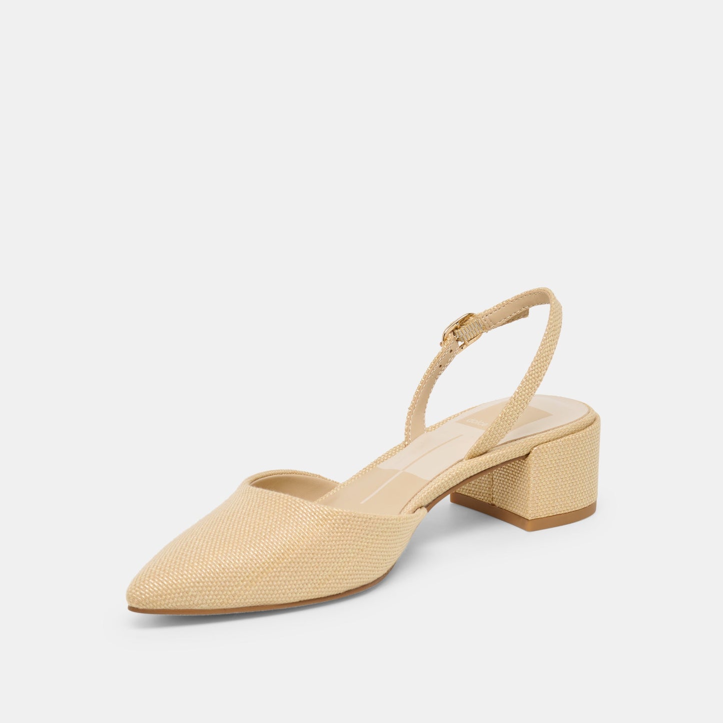 Carel Light Natural Raffia Heels