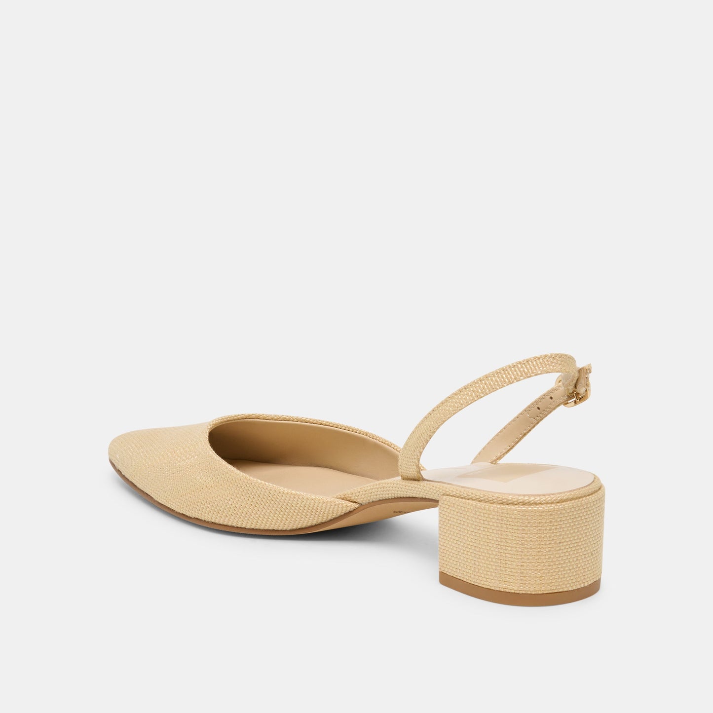 Carel Light Natural Raffia Heels