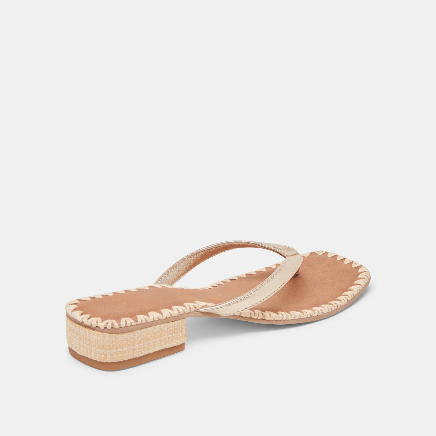 BARTY SANDALS GOLD METALLIC LEATHER
 – Dolce Vita