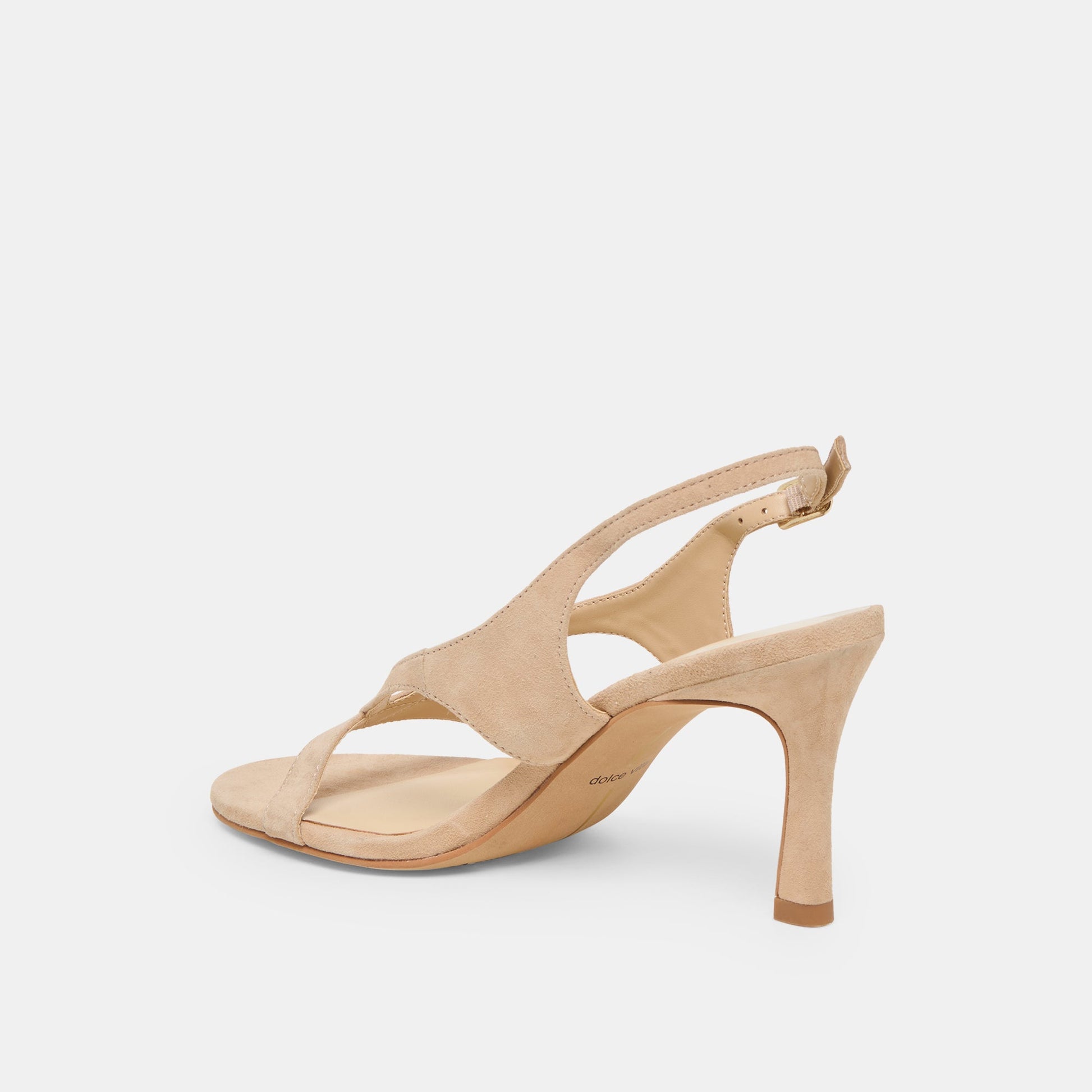 Izela Bamboo Suede Heels