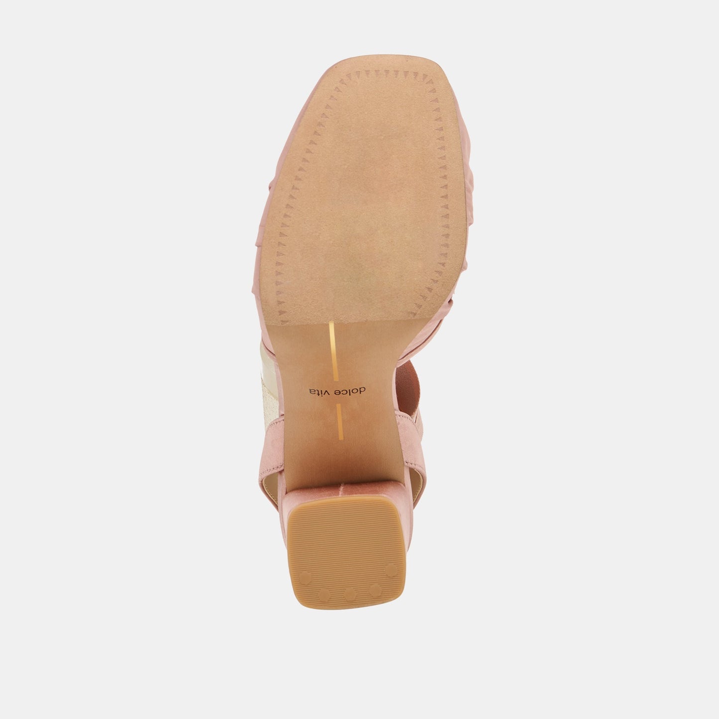Tisha Lt Blush Satin Heels