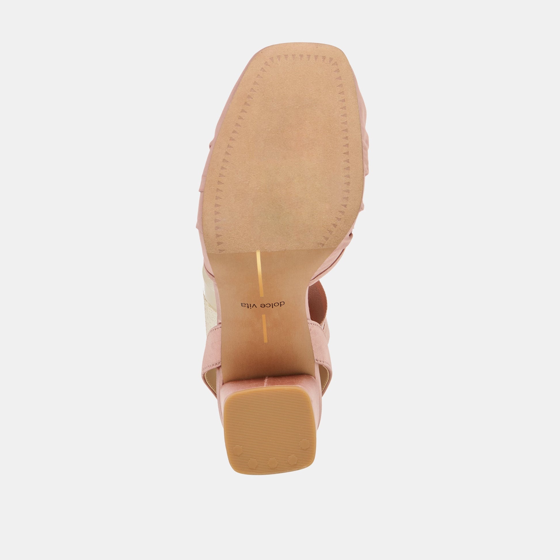 Tisha Lt Blush Satin Heels