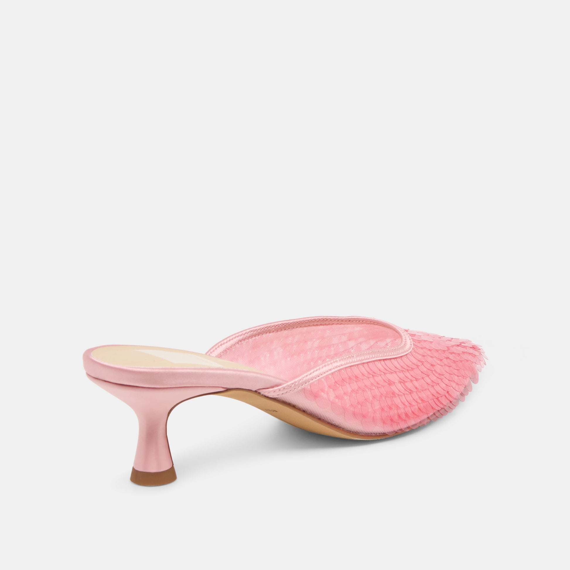 Cleo Sequin Light Pink Sequin Heels