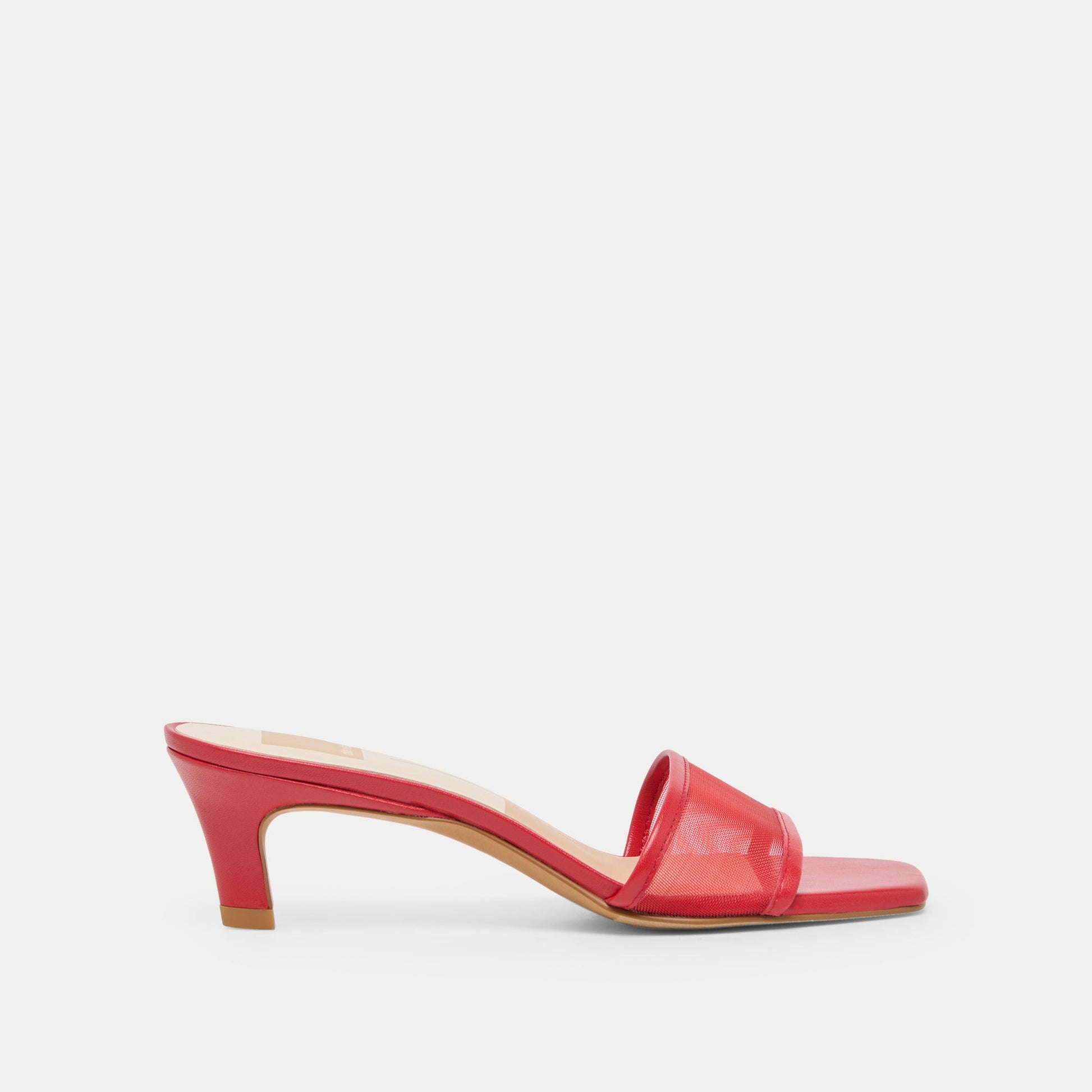 Rexa Mesh Cherry Mesh Heels