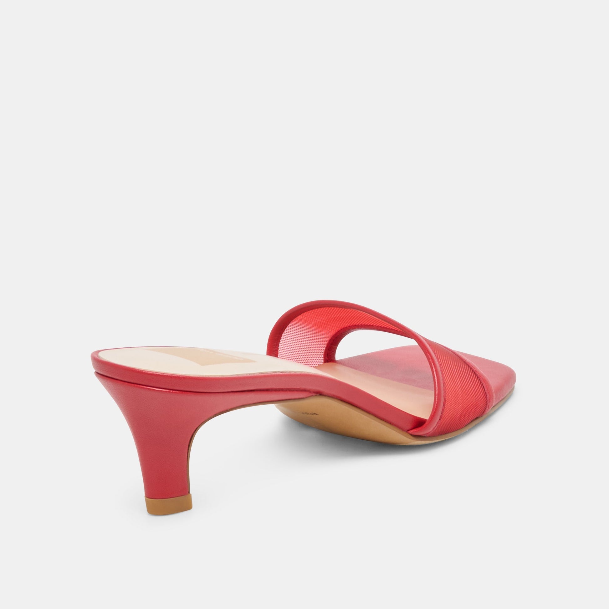 Rexa Mesh Cherry Mesh Heels