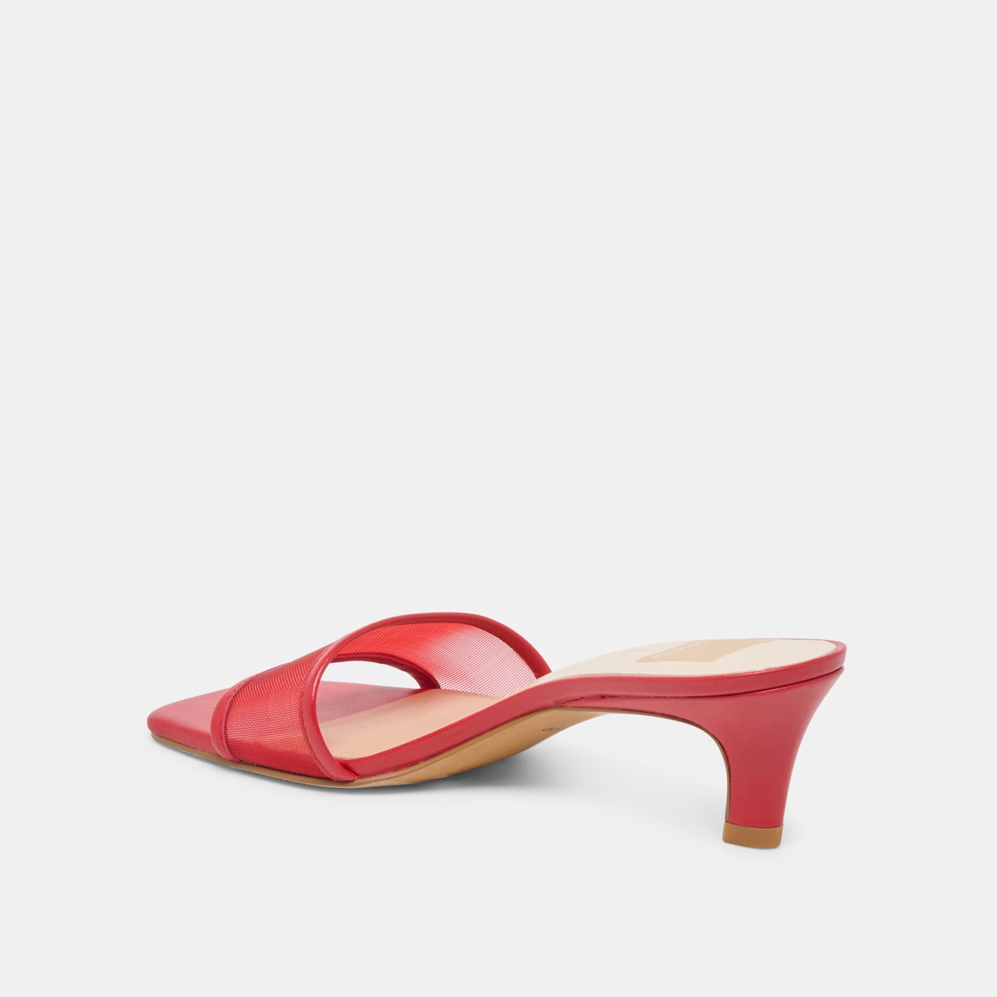 Rexa Mesh Cherry Mesh Heels